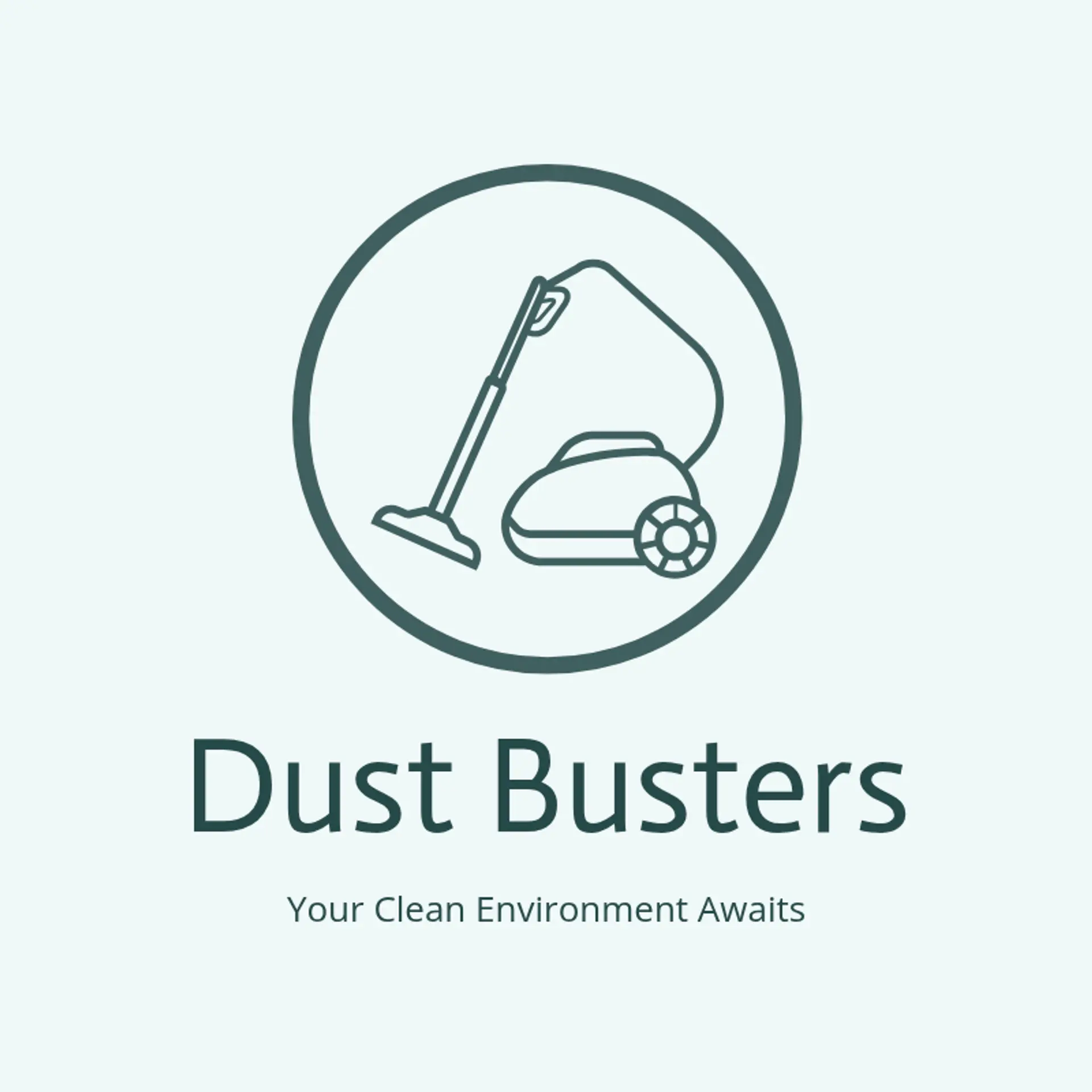 Dust Busters logo for cleaning