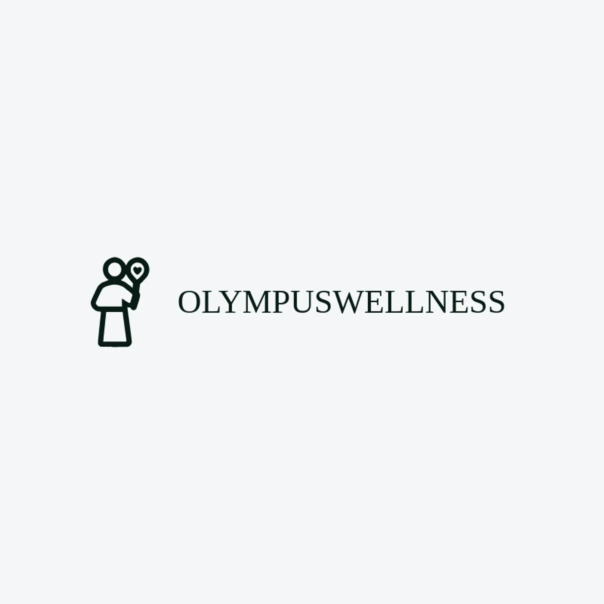 Olympus Wellness logo for greek god