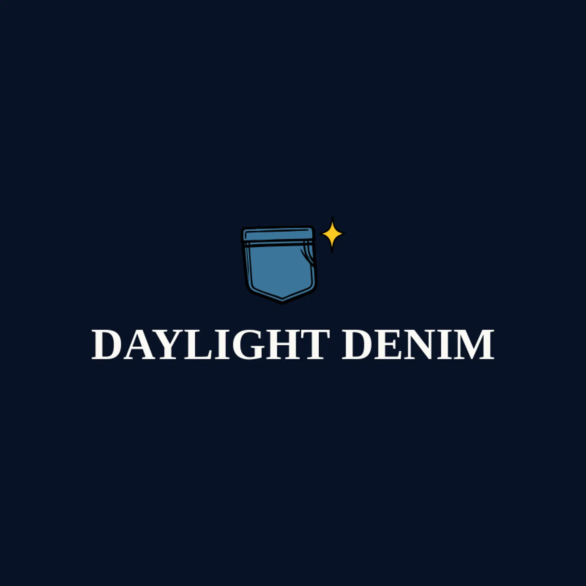 Daylight Denim logo for clothing store