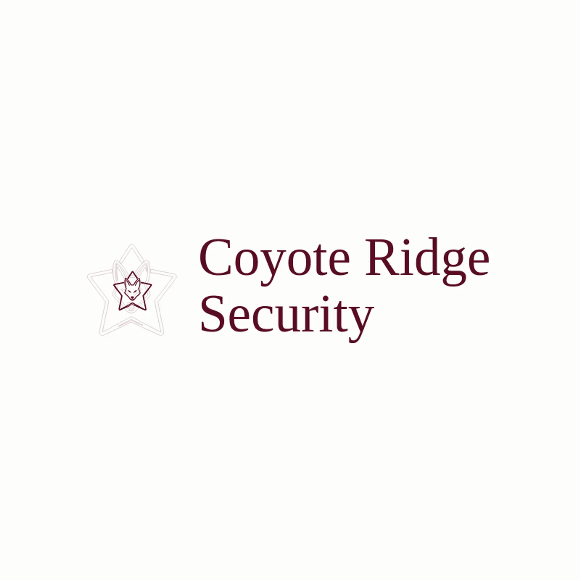 Coyote Ridge Security logo for sheriff