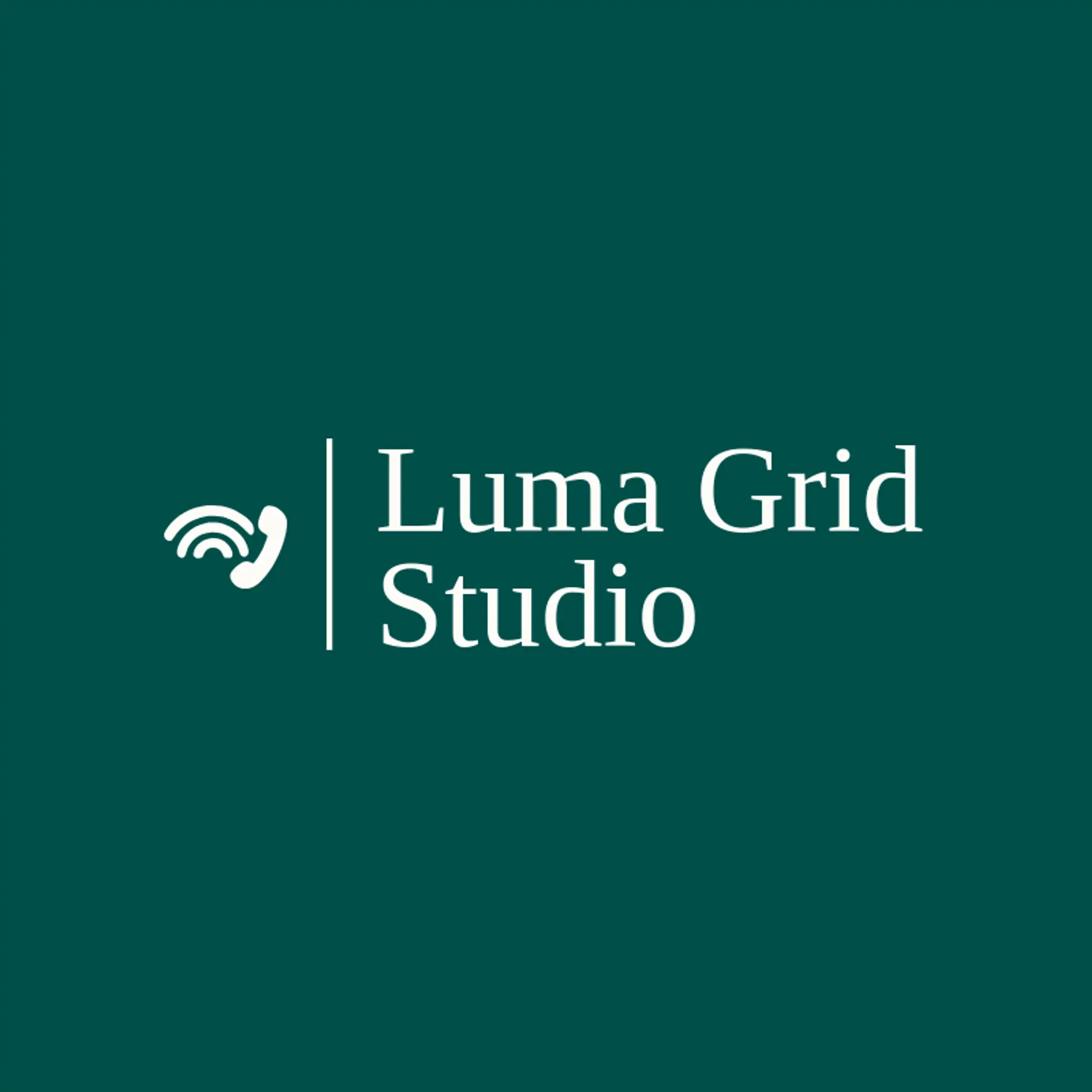 Luma Grid Studio logo for mobile