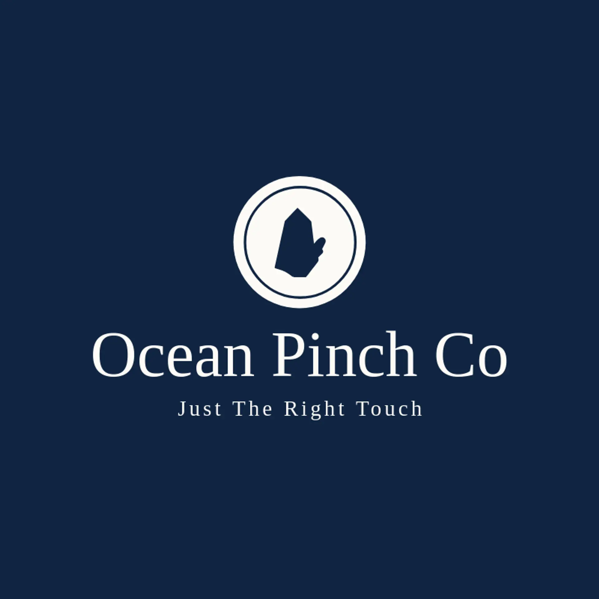 Ocean Pinch Co logo for salt