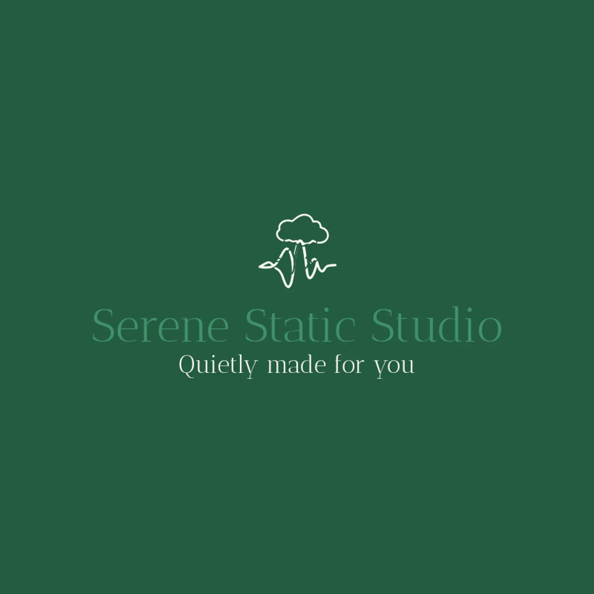 Serene Static Studio logo for asmr