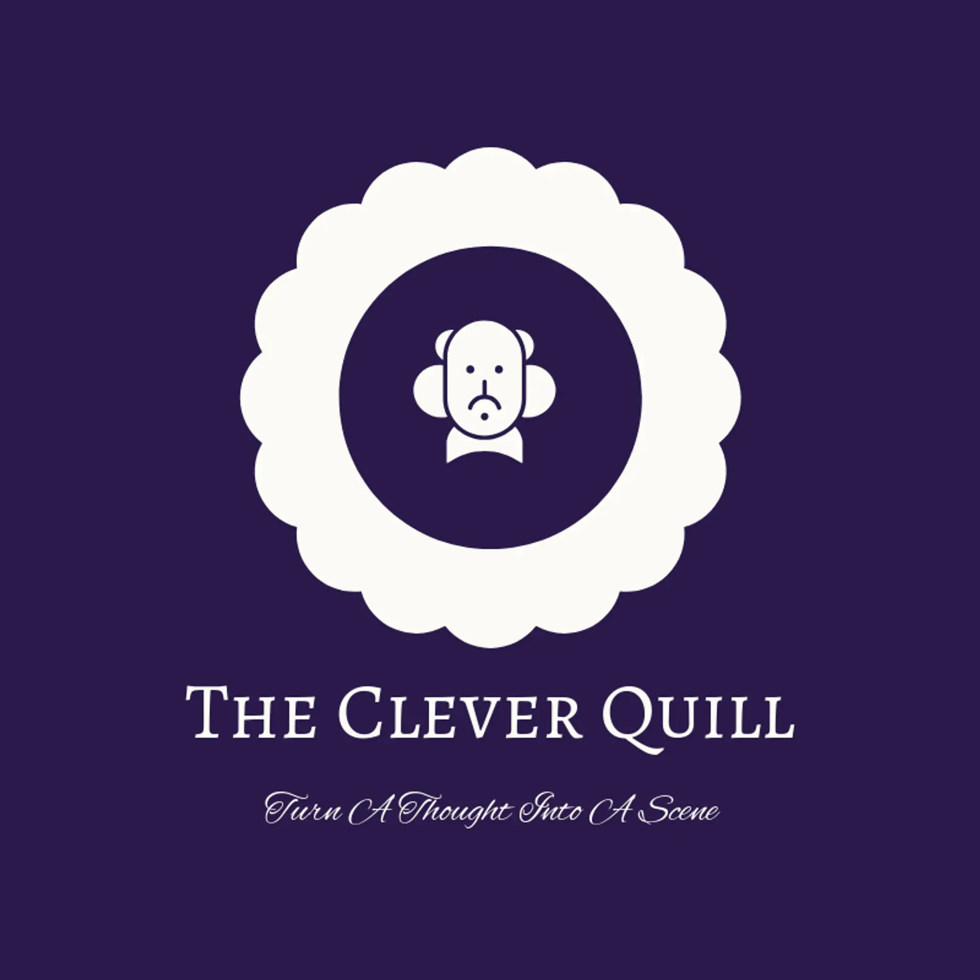 The Clever Quill logo for playwright