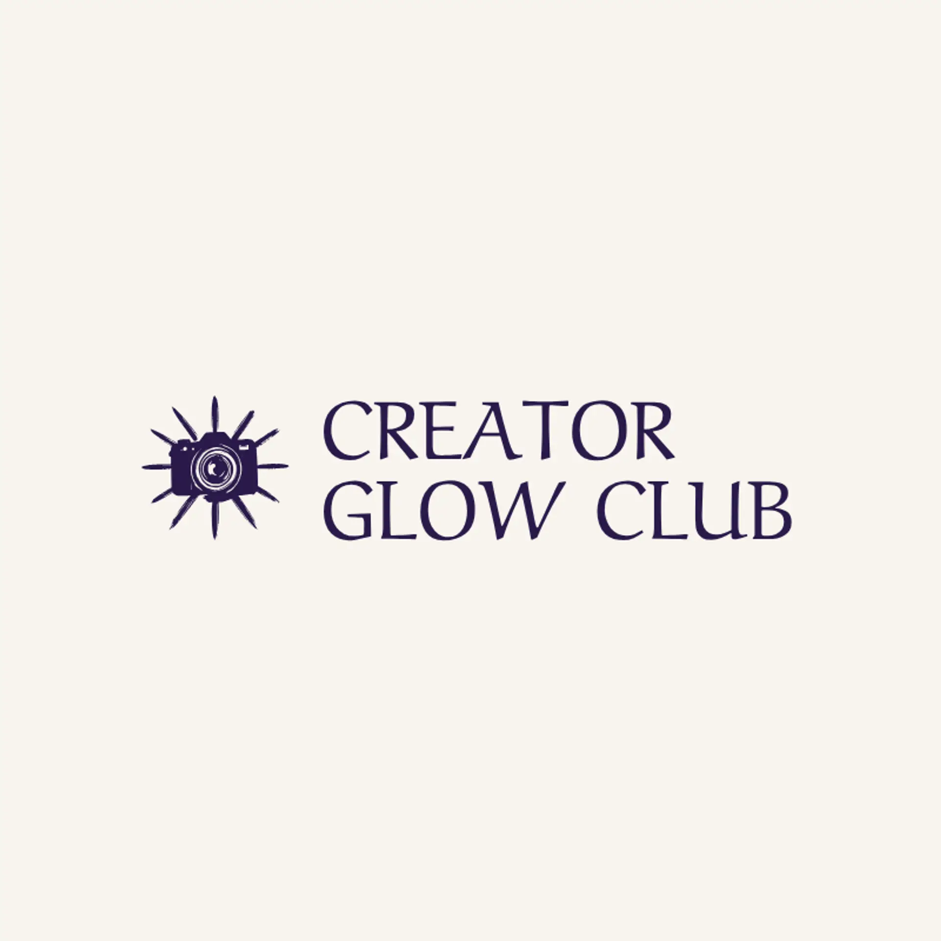 Creator Glow Club logo for social media