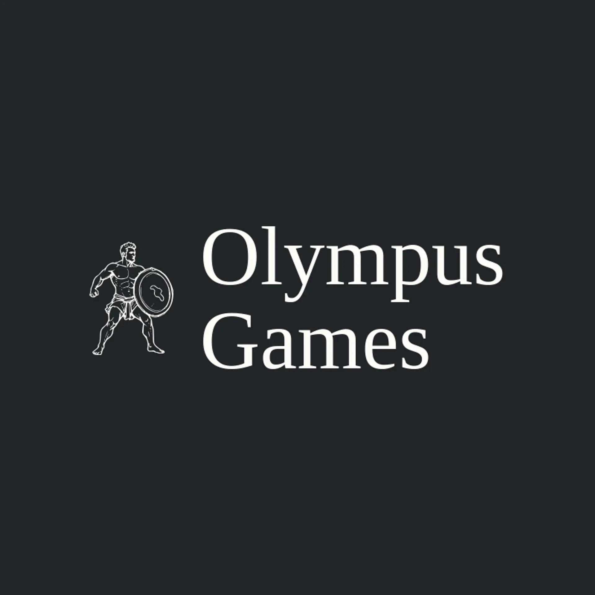 Olympus Games logo for greek god