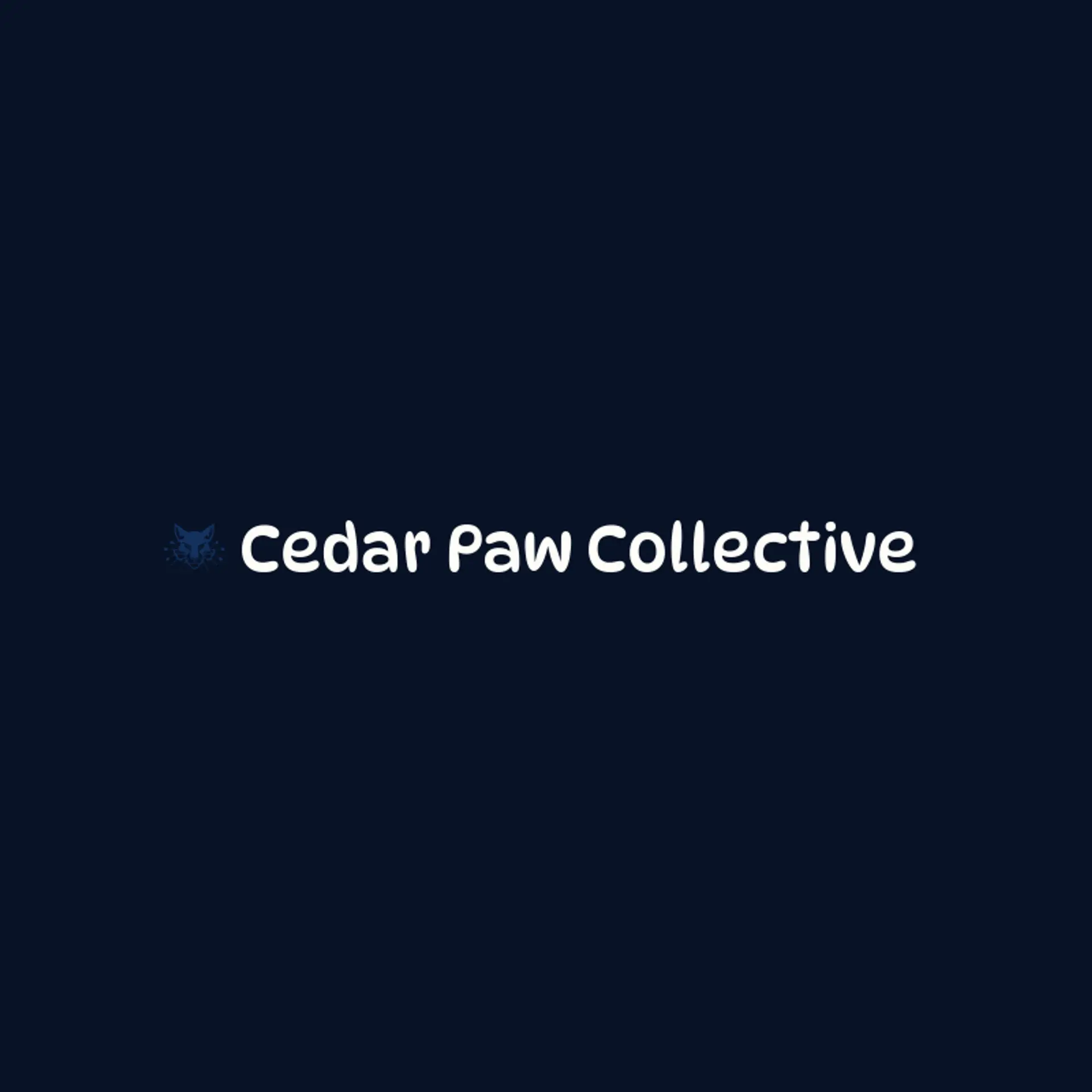 Cedar Paw Collective logo for lynx