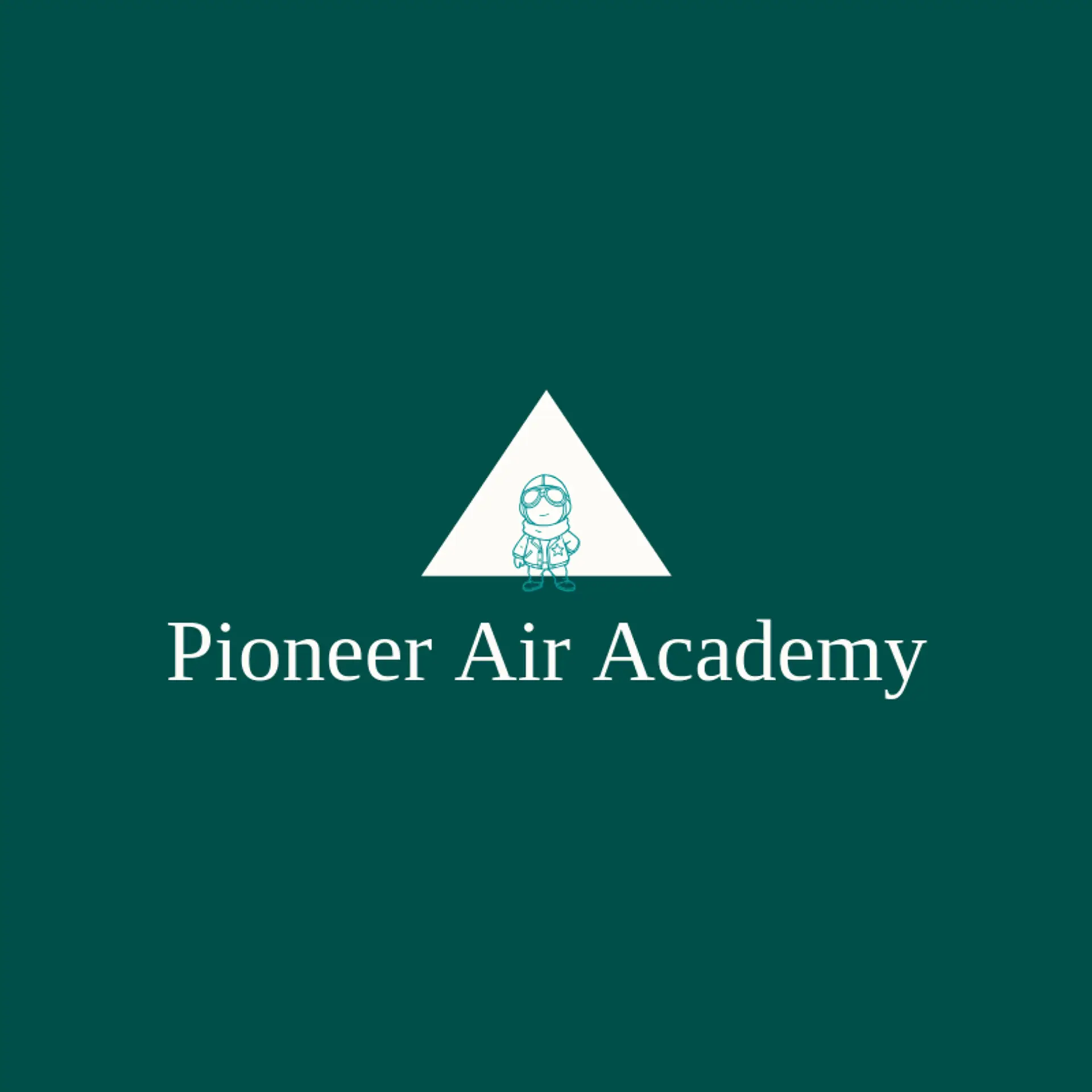 Pioneer Air Academy logo for aviator