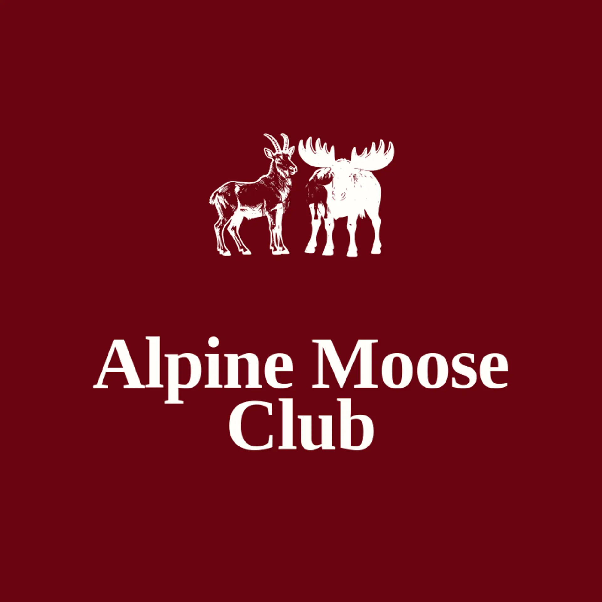 Alpine Moose Club logo for moose