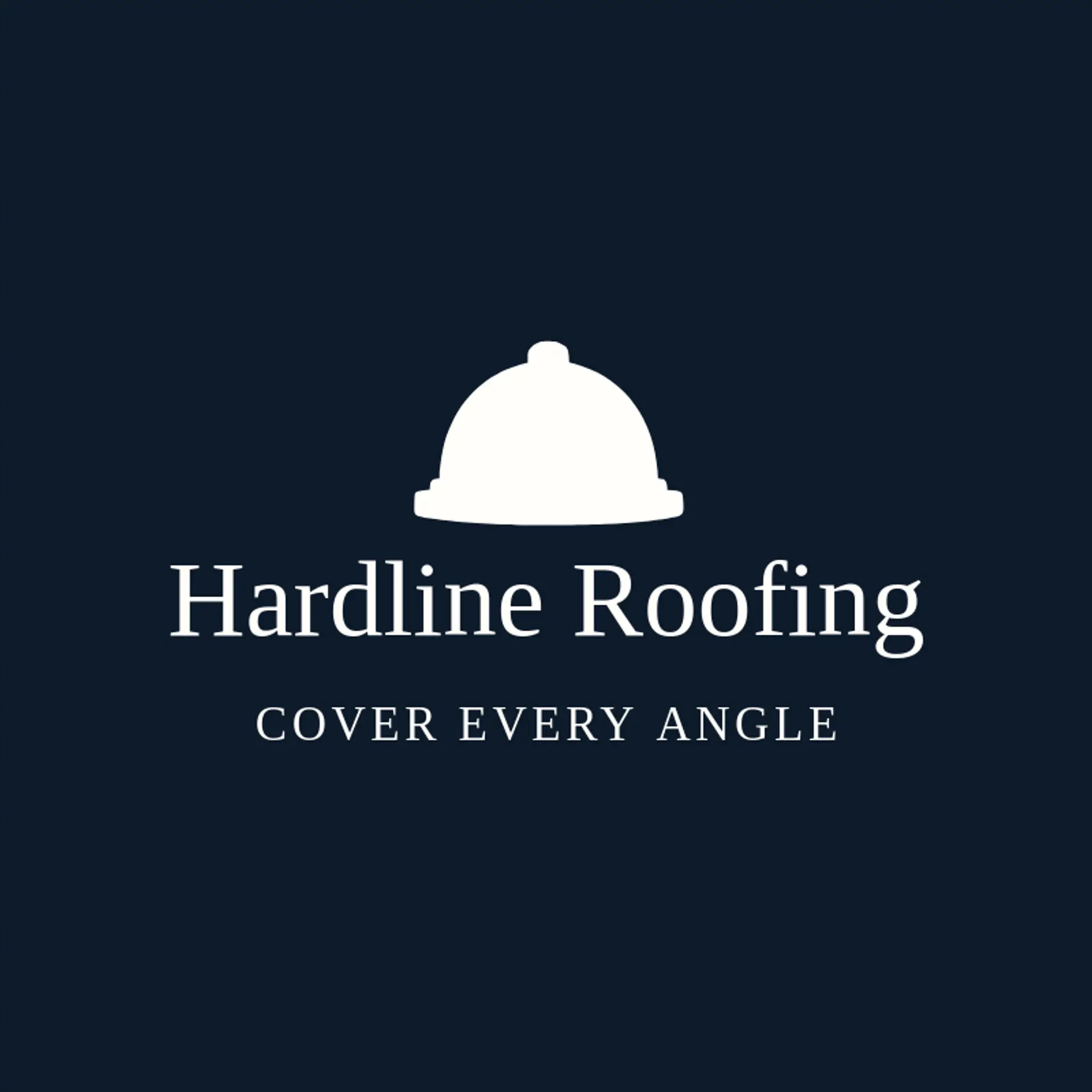 Hardline Roofing logo for hard hat