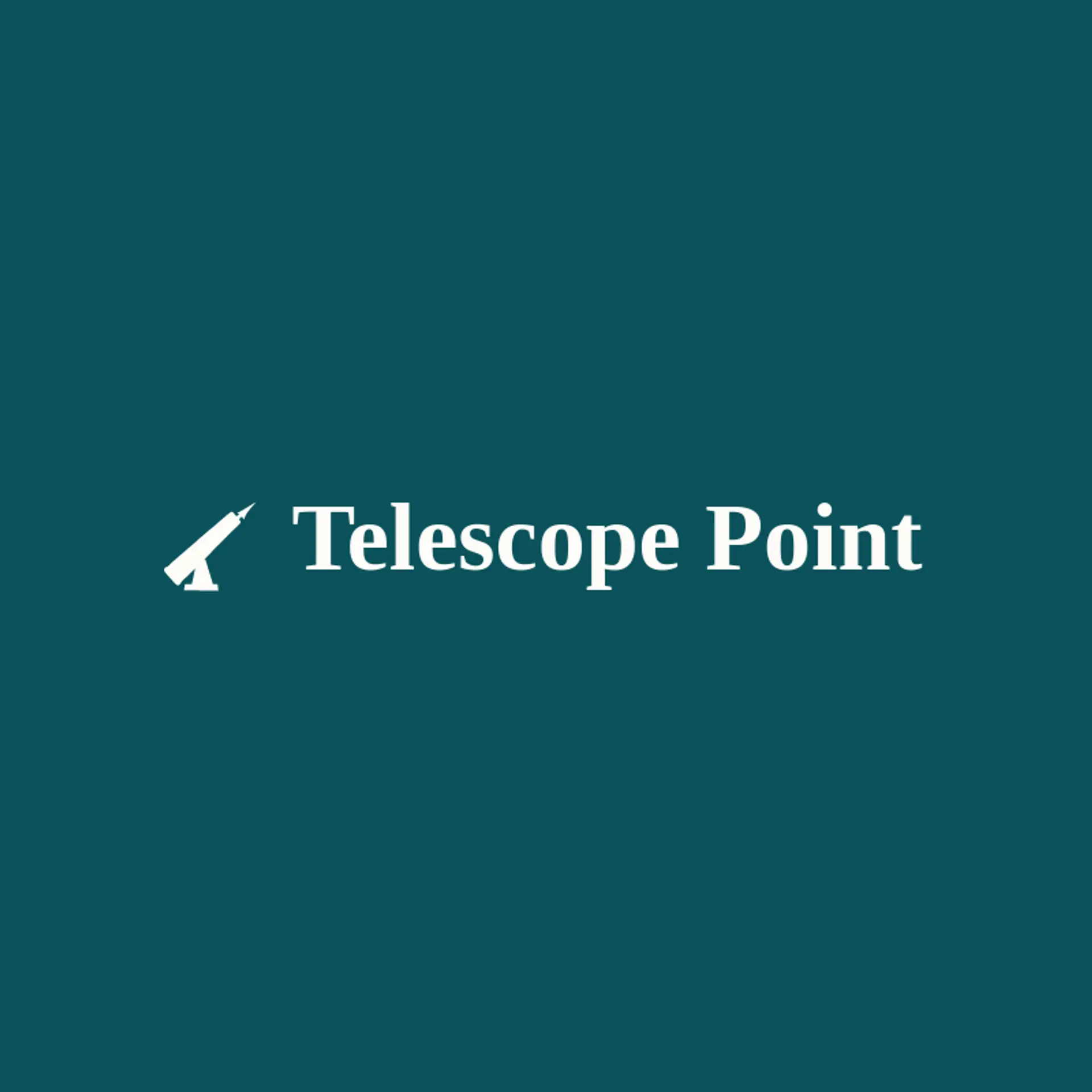 Telescope Point logo for shooting star