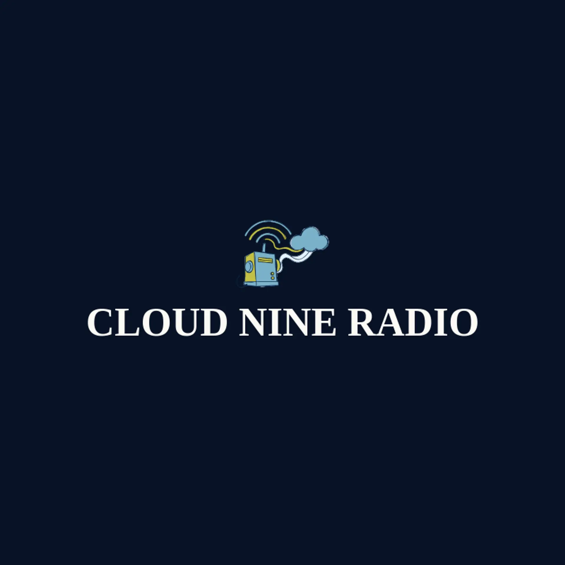 Cloud Nine Radio logo for radio station