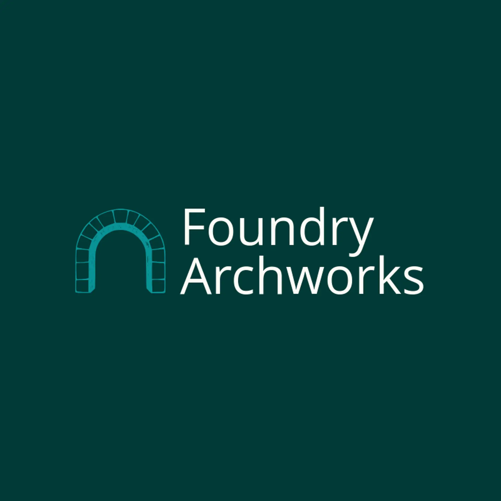 Foundry Archworks logo for arch