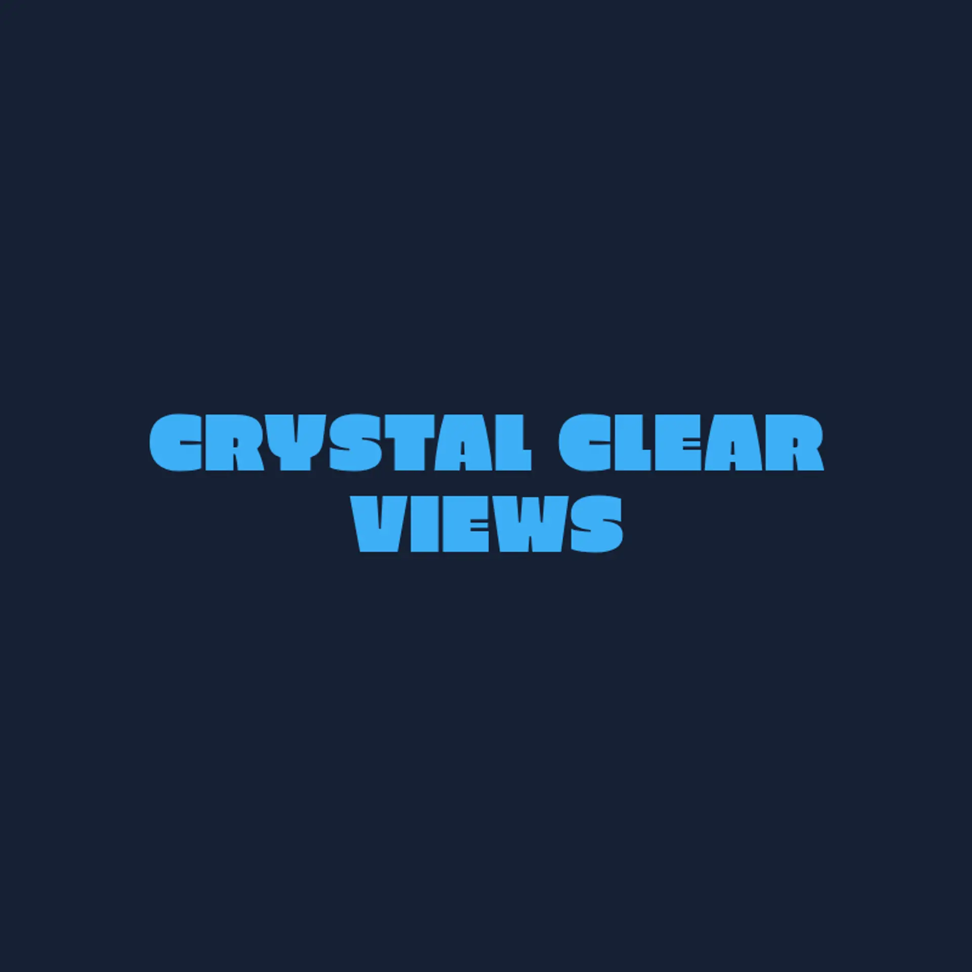 Crystal View logo for window cleaning