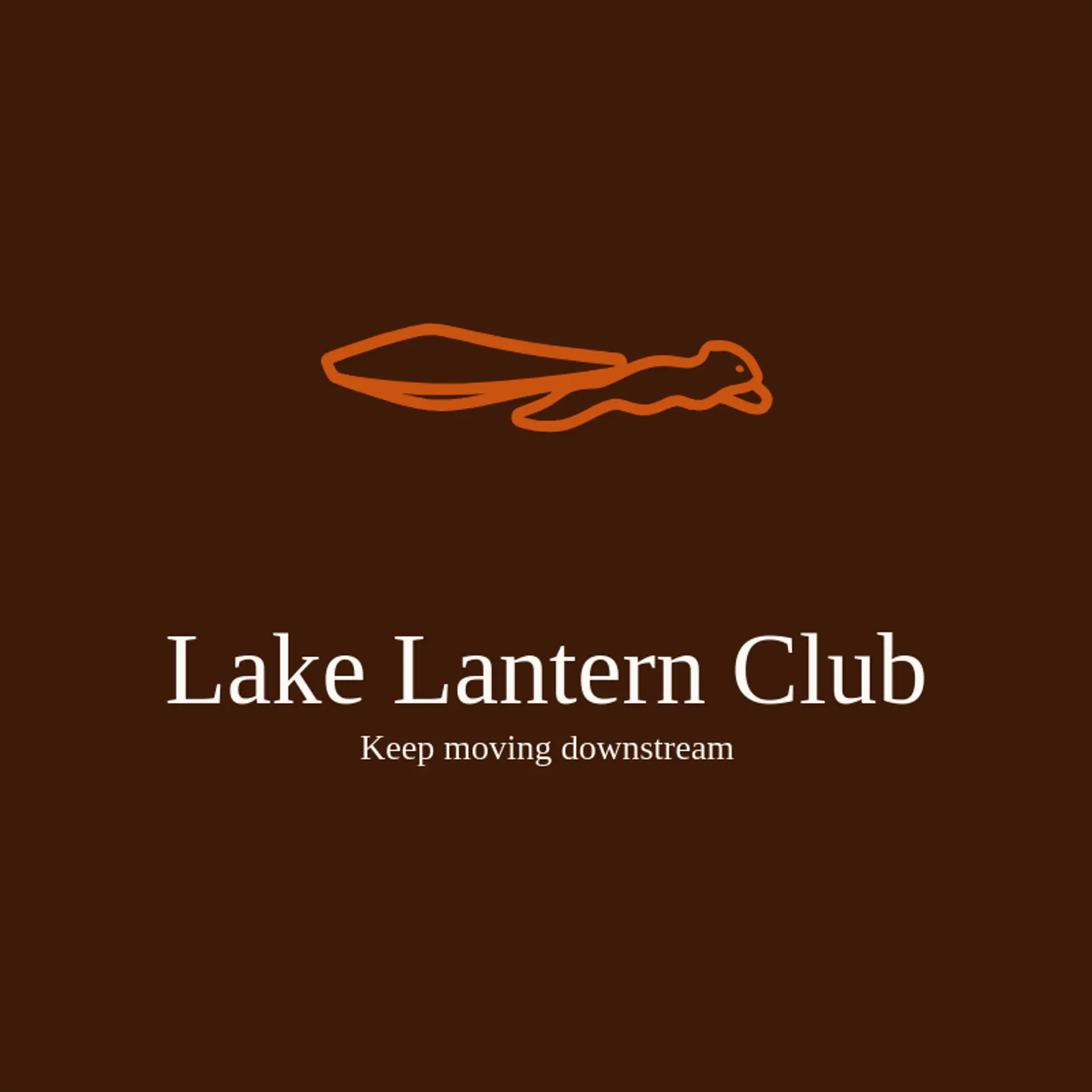 Lake Lantern Club logo for kayak