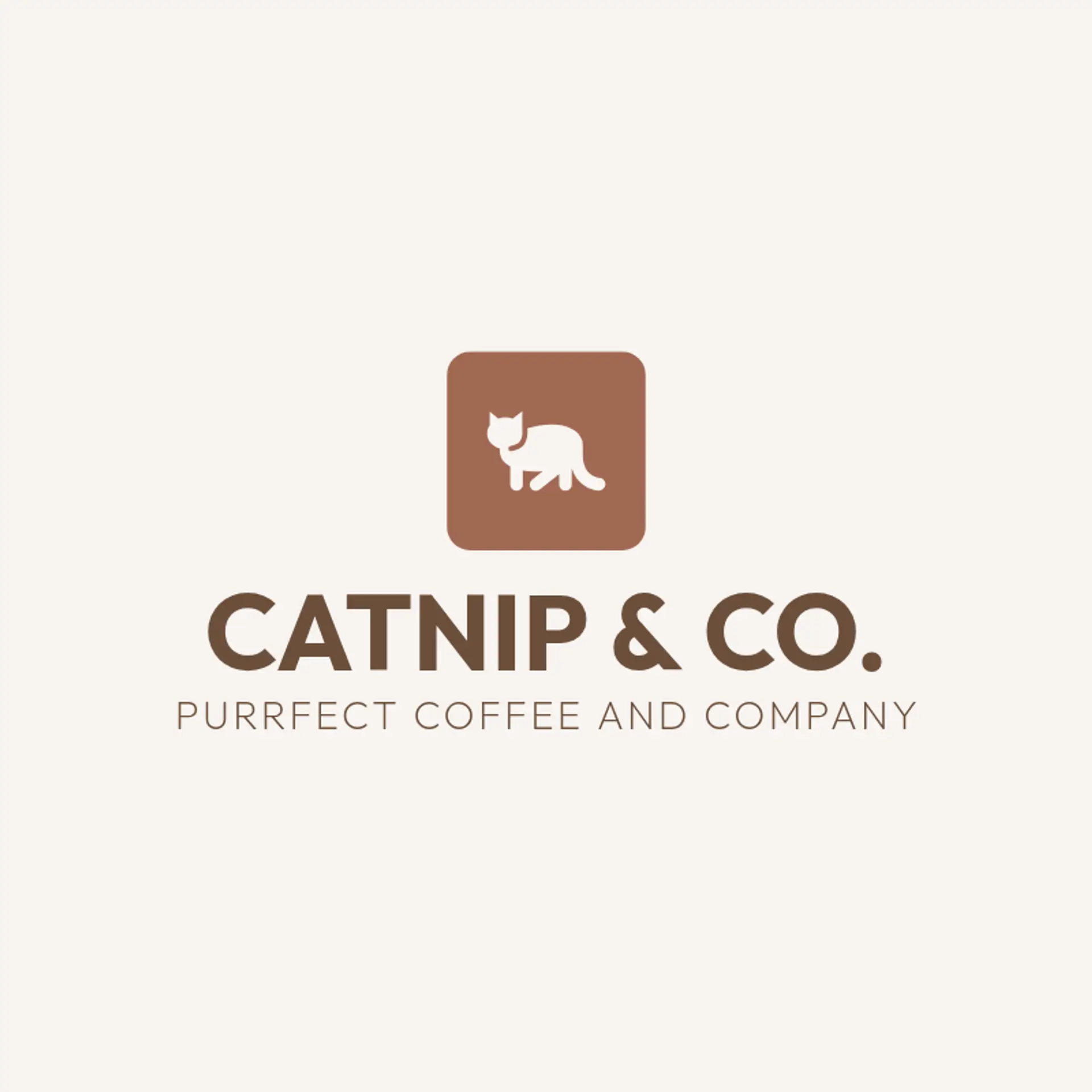 Catnip & Co. logo for cat cafe