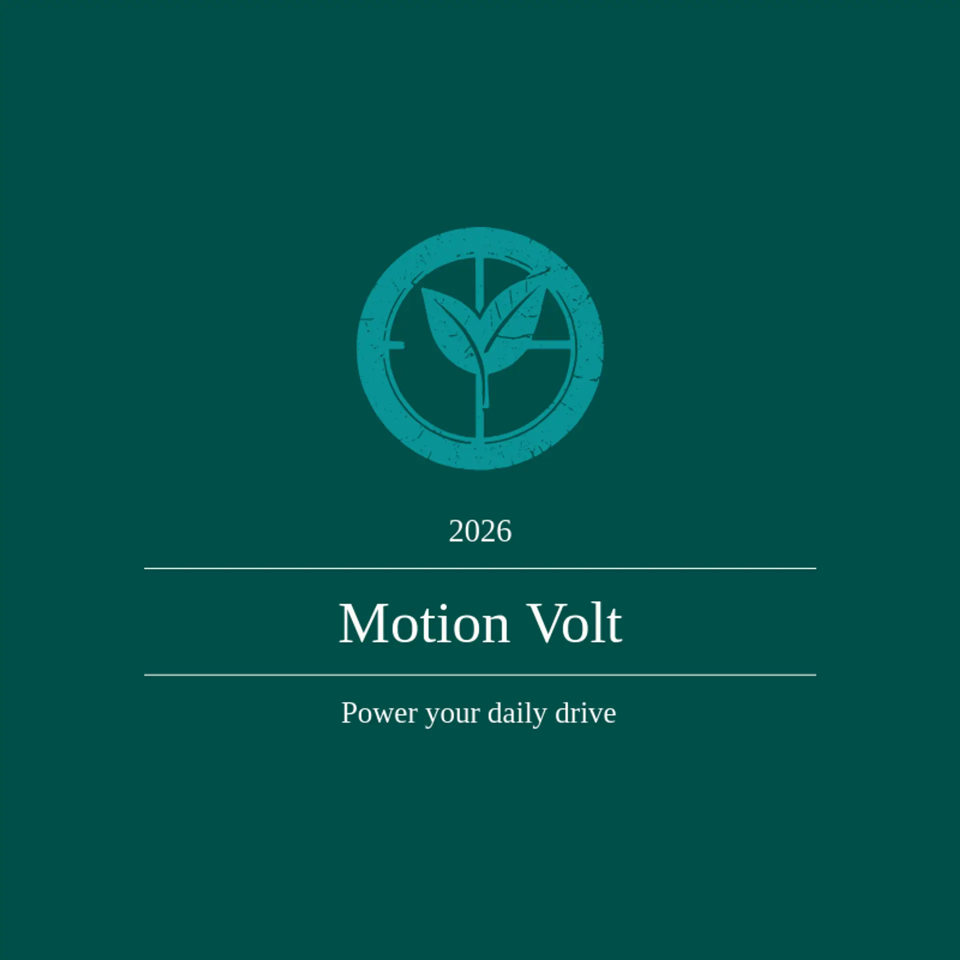 Motion Volt logo for charger
