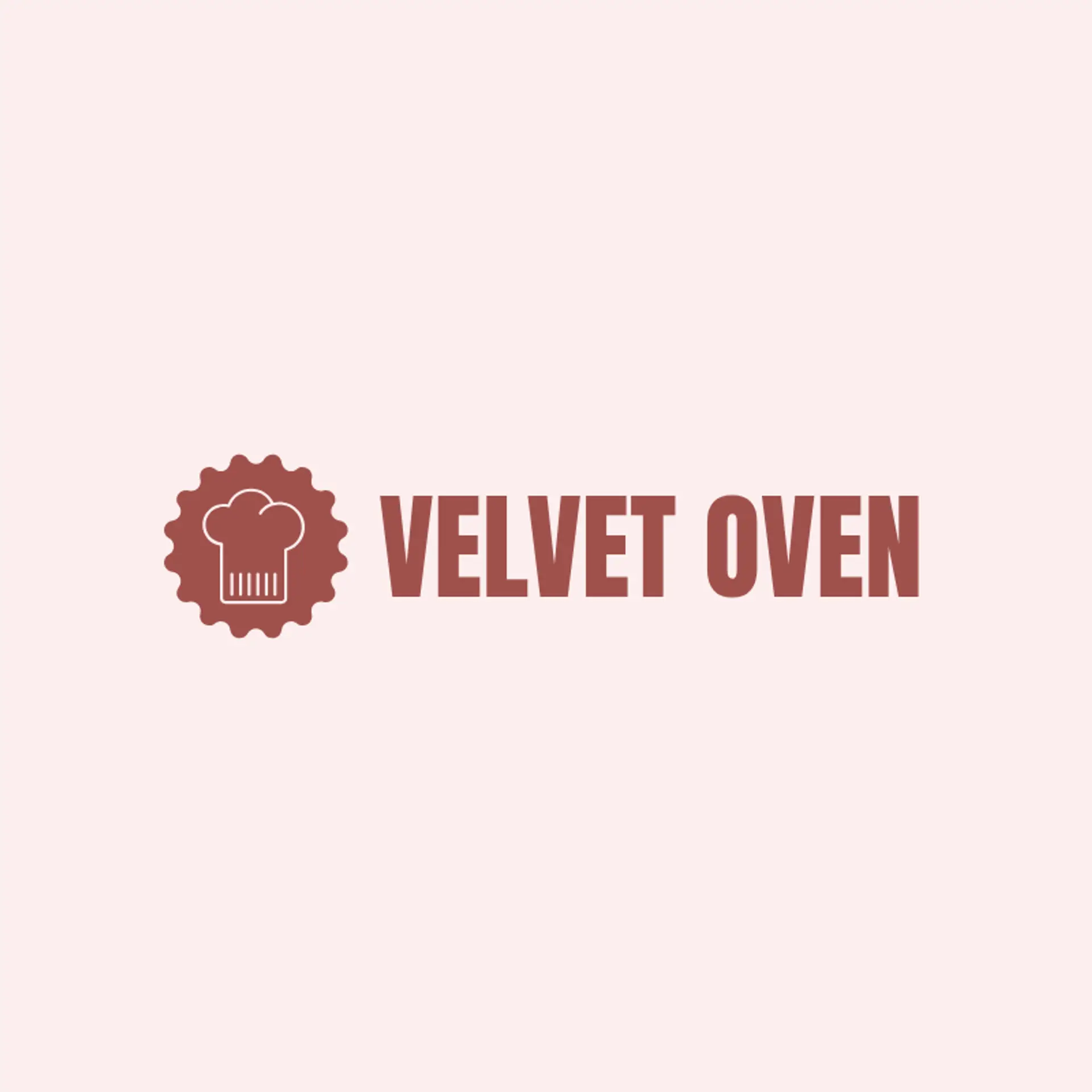 Velvet Oven logo for bakery