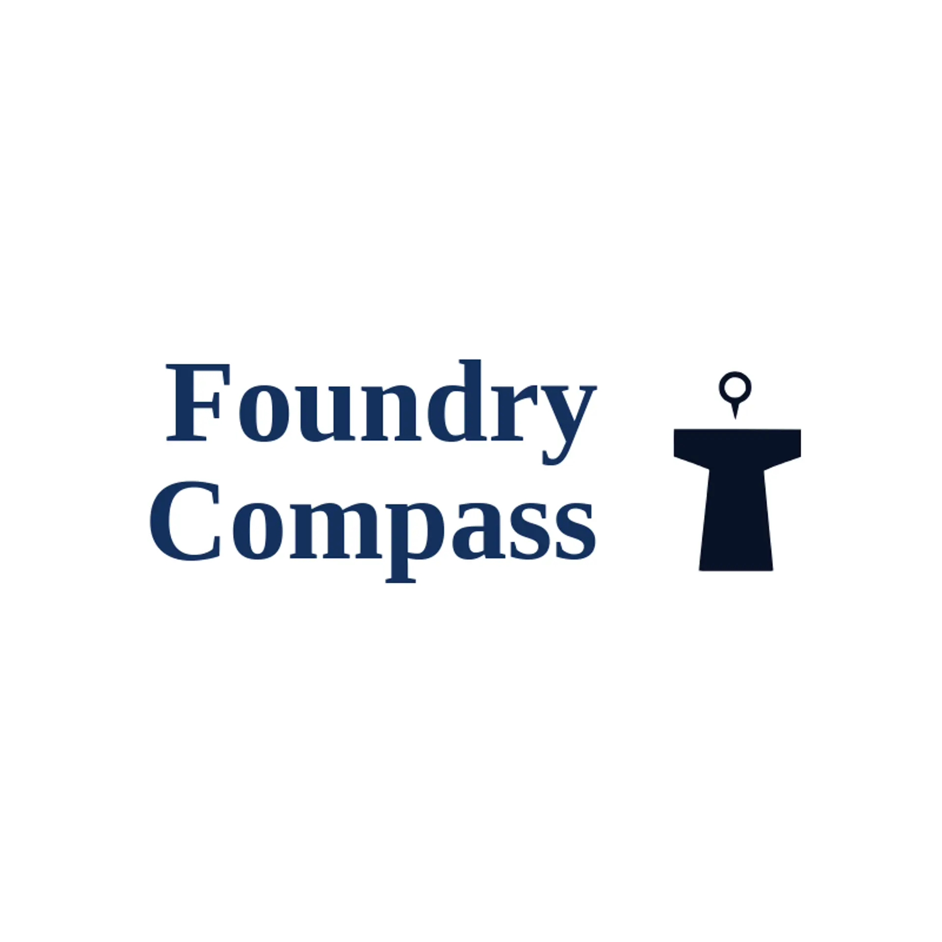 Foundry Compass logo for iron