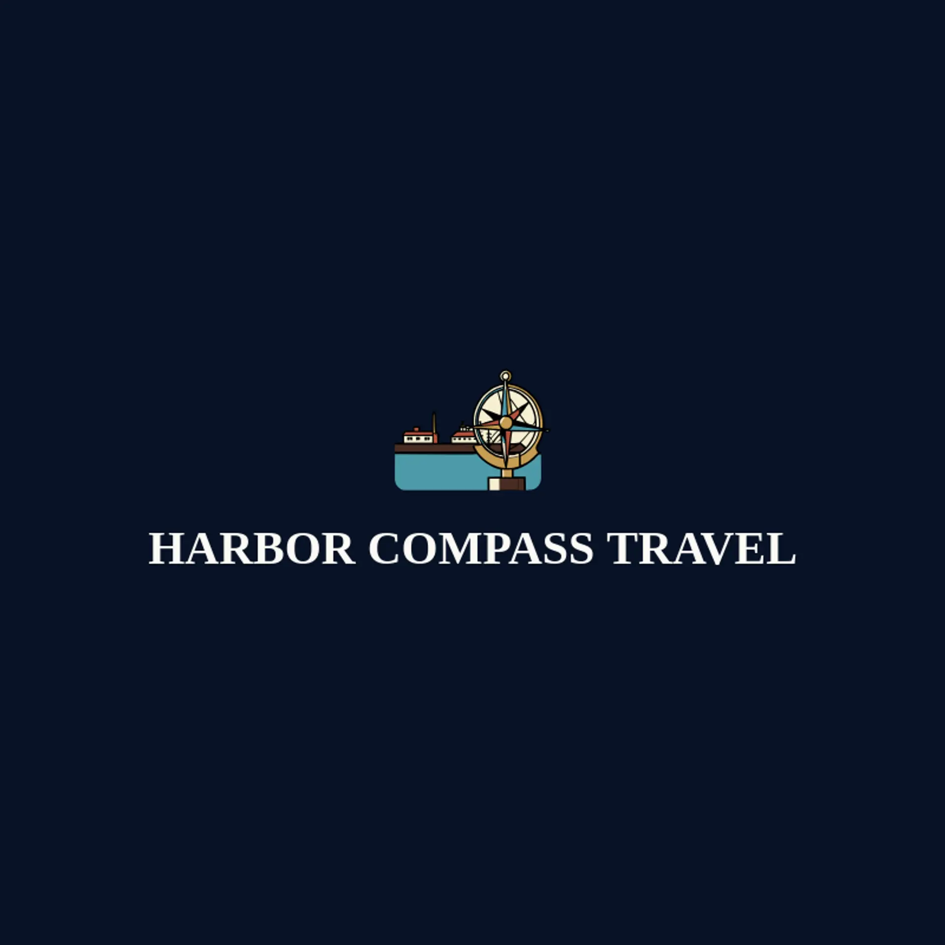Harbor Compass Travel logo for harbor