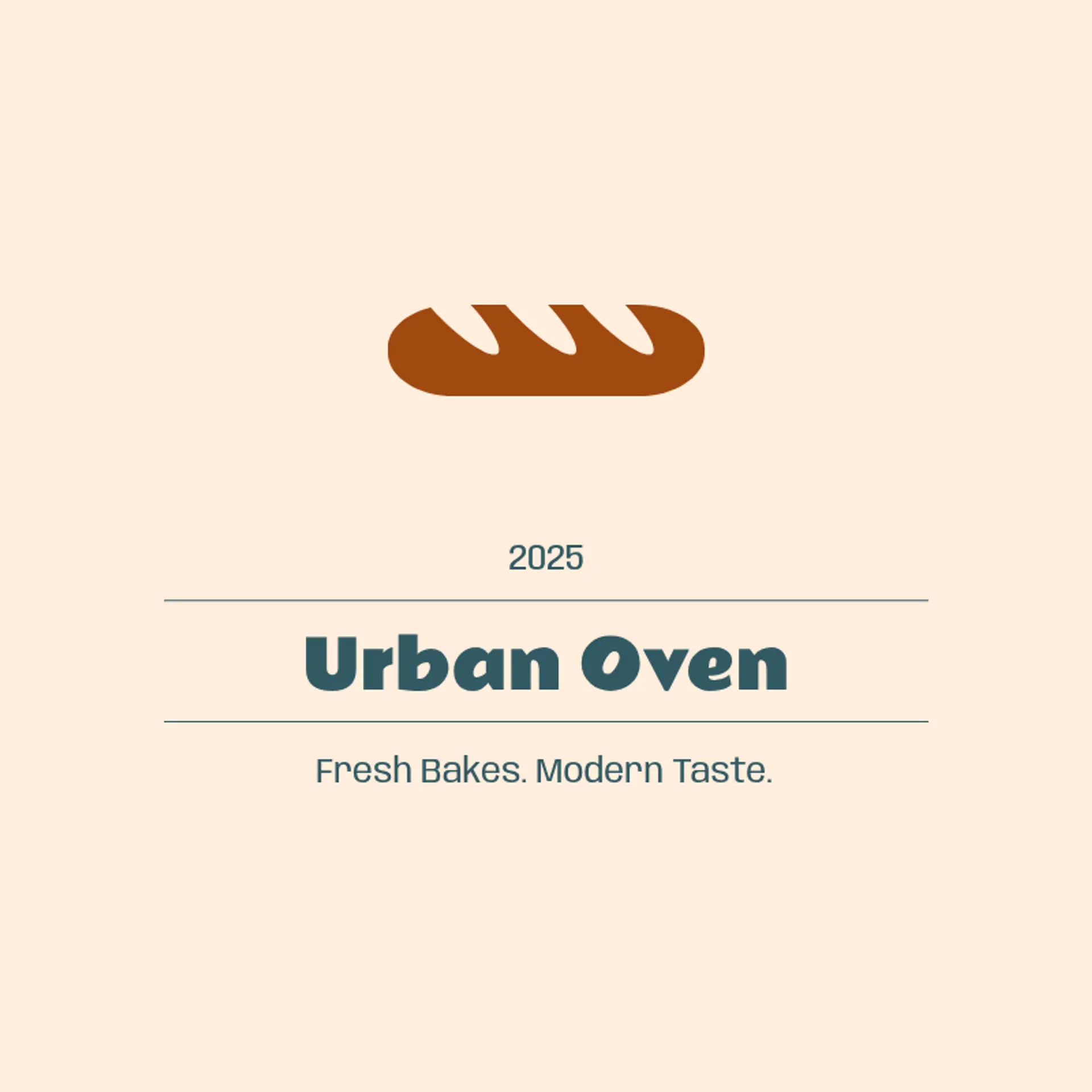 Rise & Grain logo for modern bakery