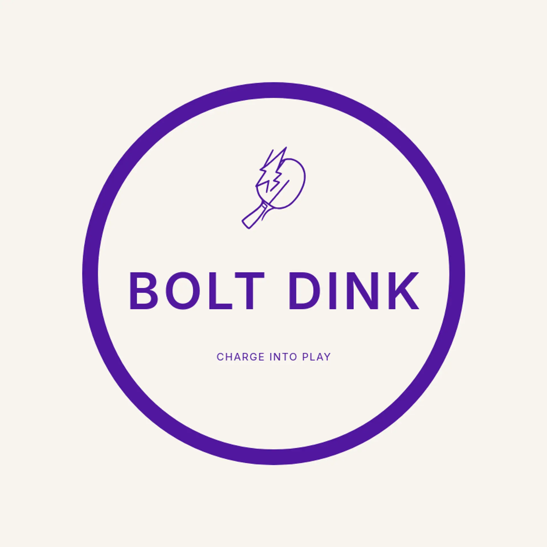Bolt Dink logo for pickleball