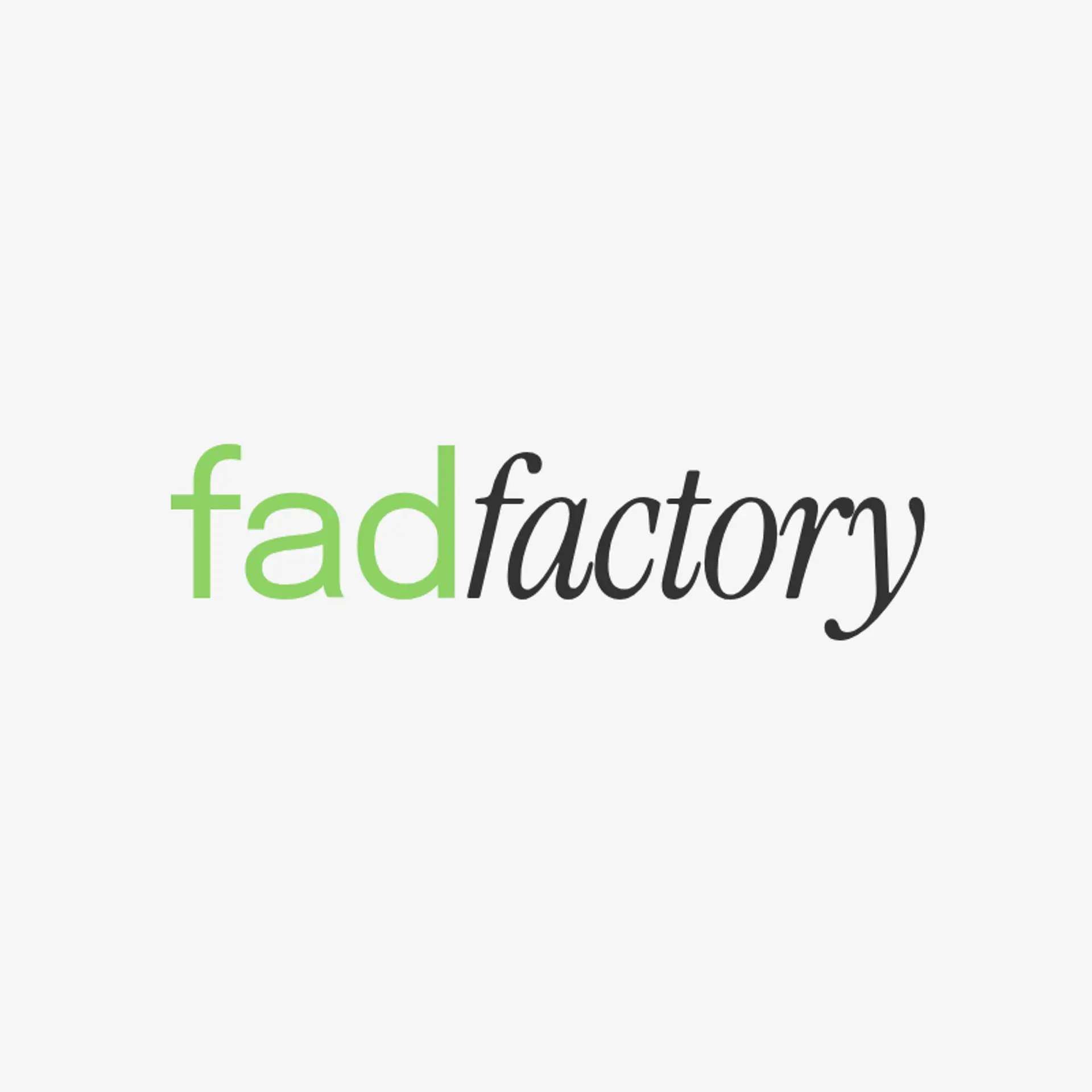 Fad Factory logo for fashion wear