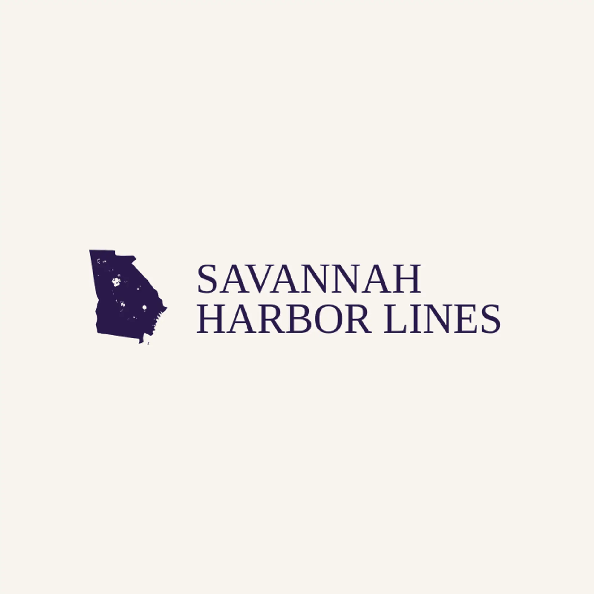 Savannah Harbor Lines logo for georgia
