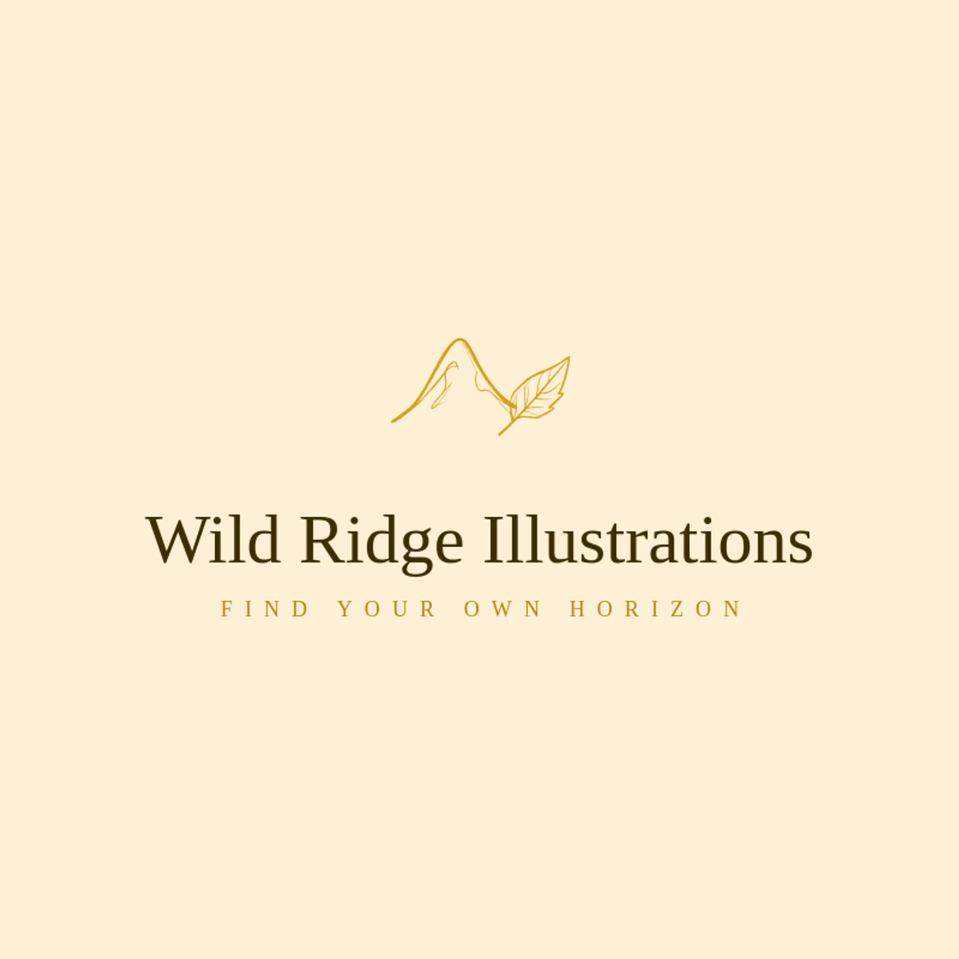 Wild Ridge Illustrations logo for drawing