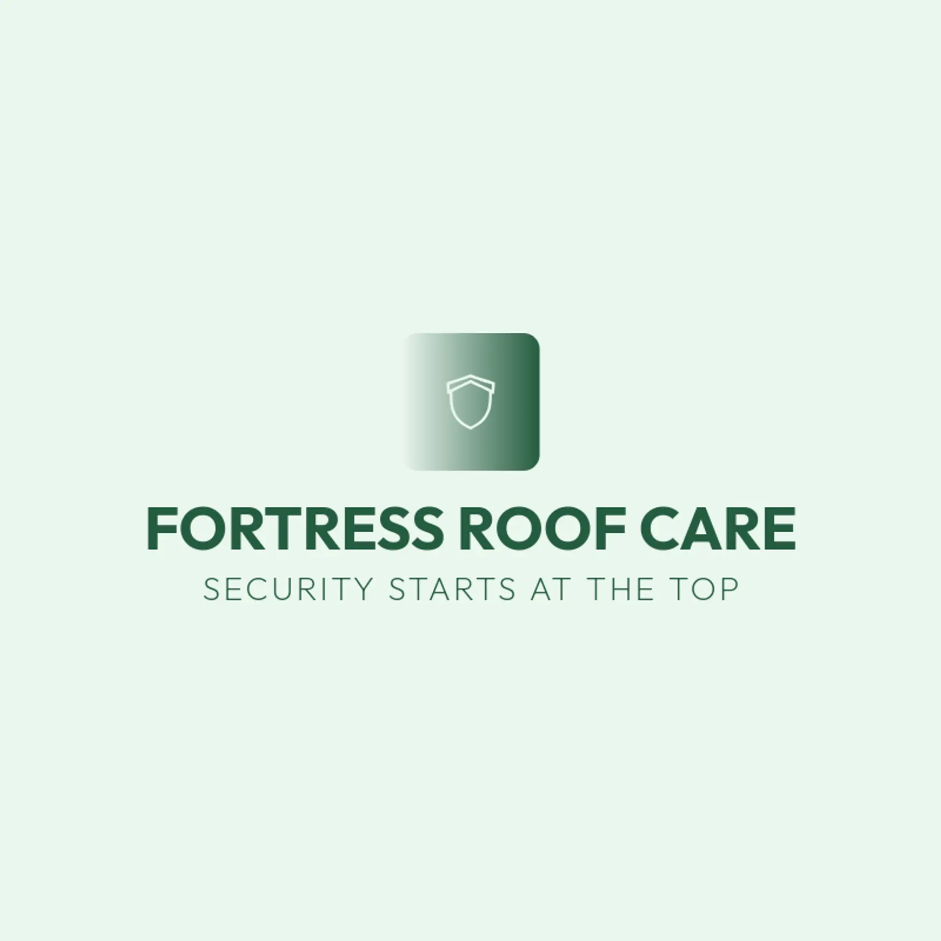 Fortress Roof Care logo for roofing