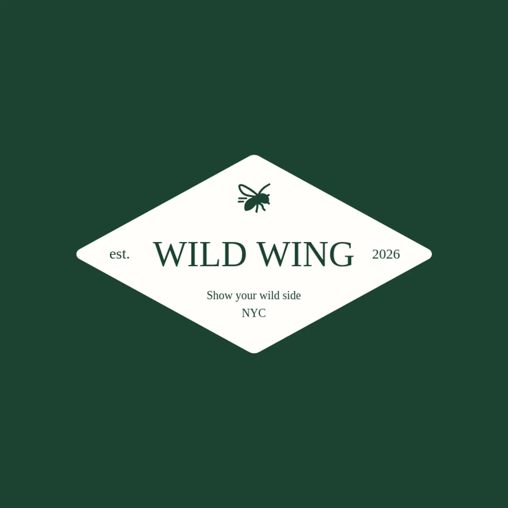 Wild Wing logo for wasp