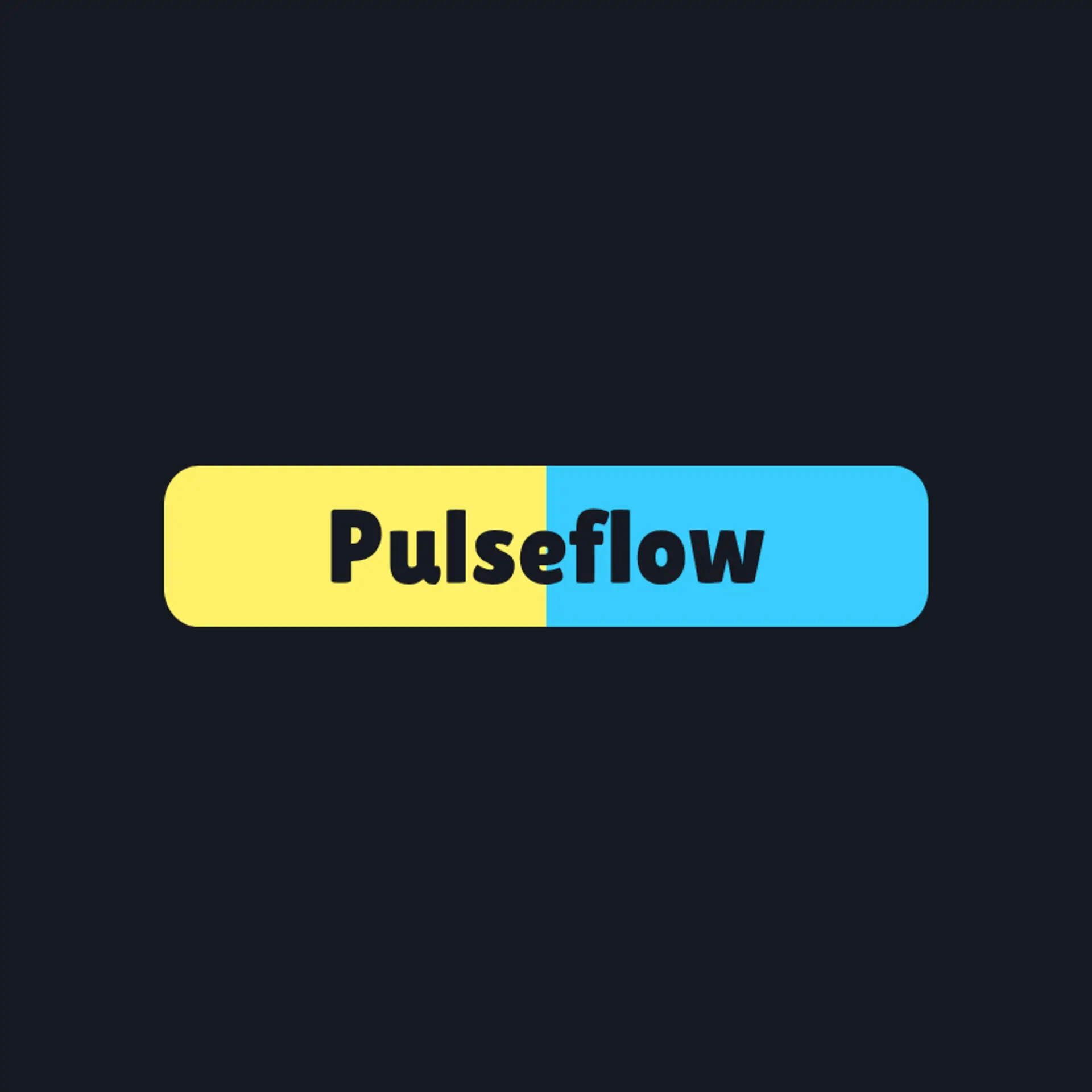 PulseFlow logo for music artist