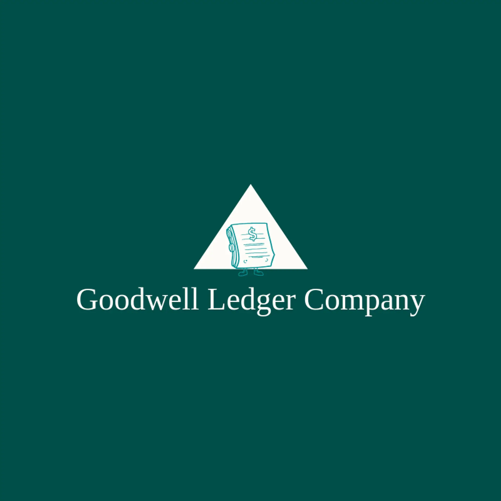 Goodwell Ledger Company logo for ledger