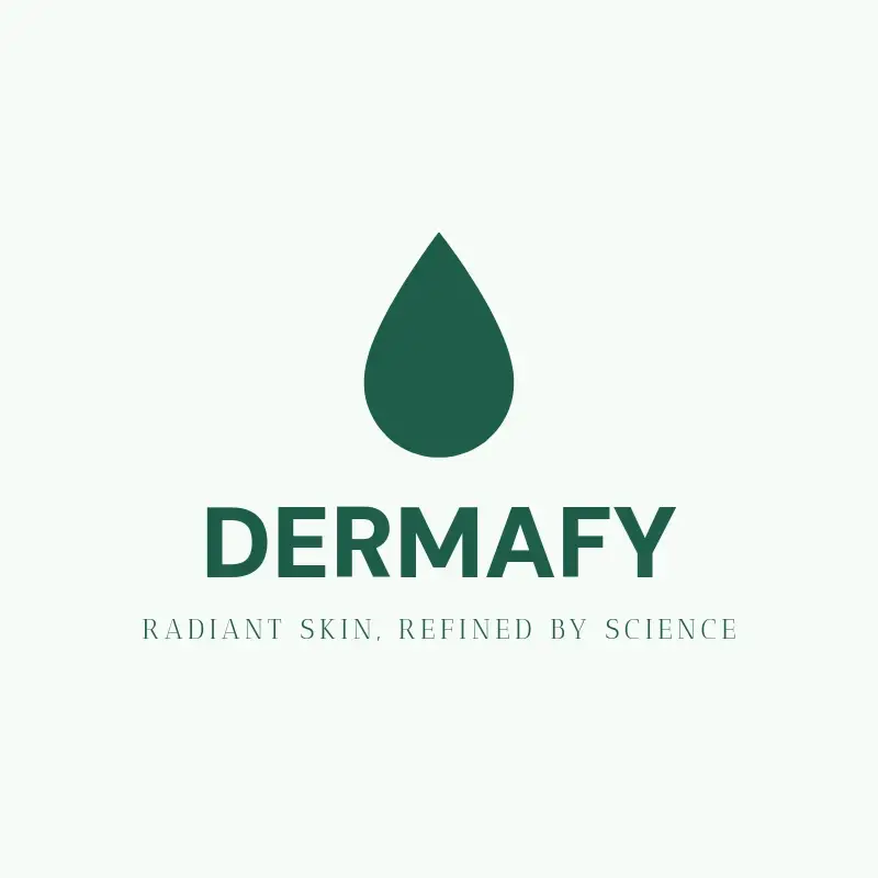 The domain name Dermafy as a branded logo with a single color icon