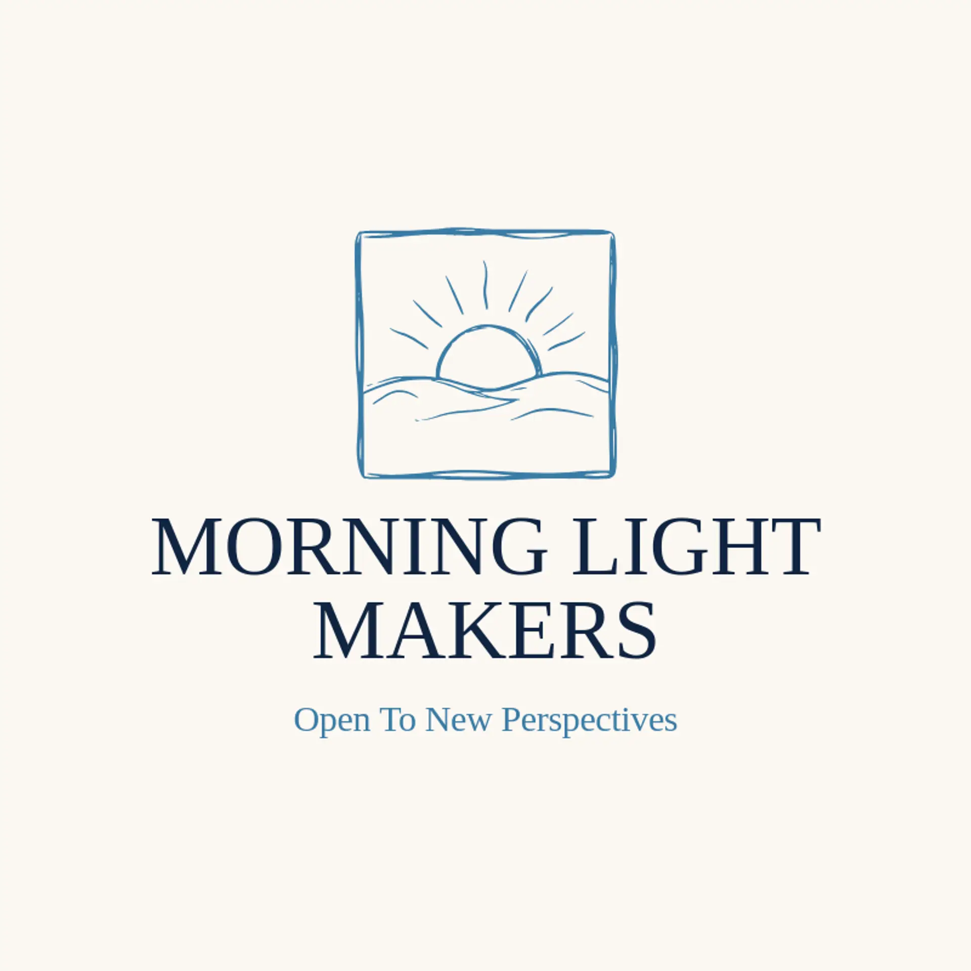 Morning Light Makers logo for canvas