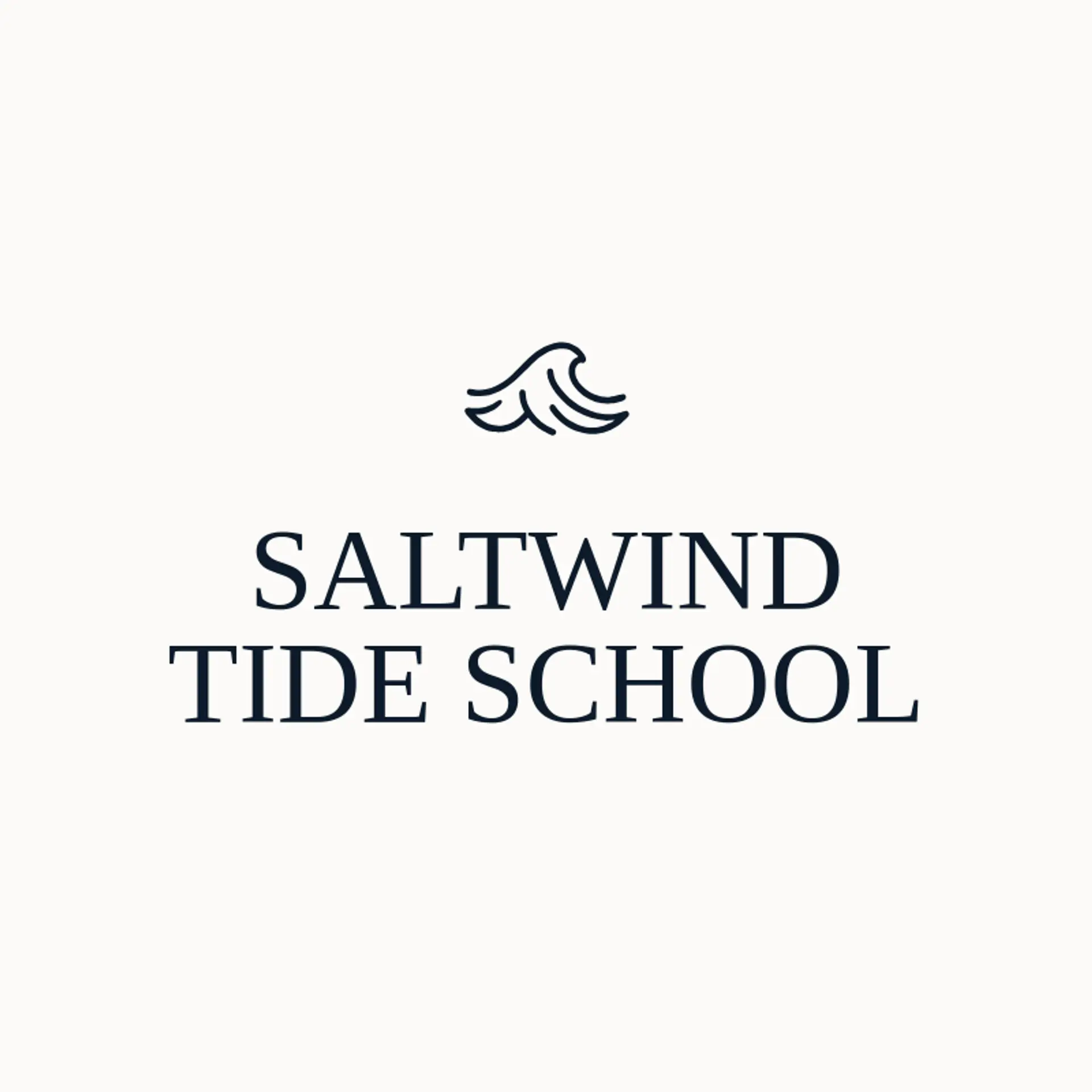 Saltwind Tide School logo for tide