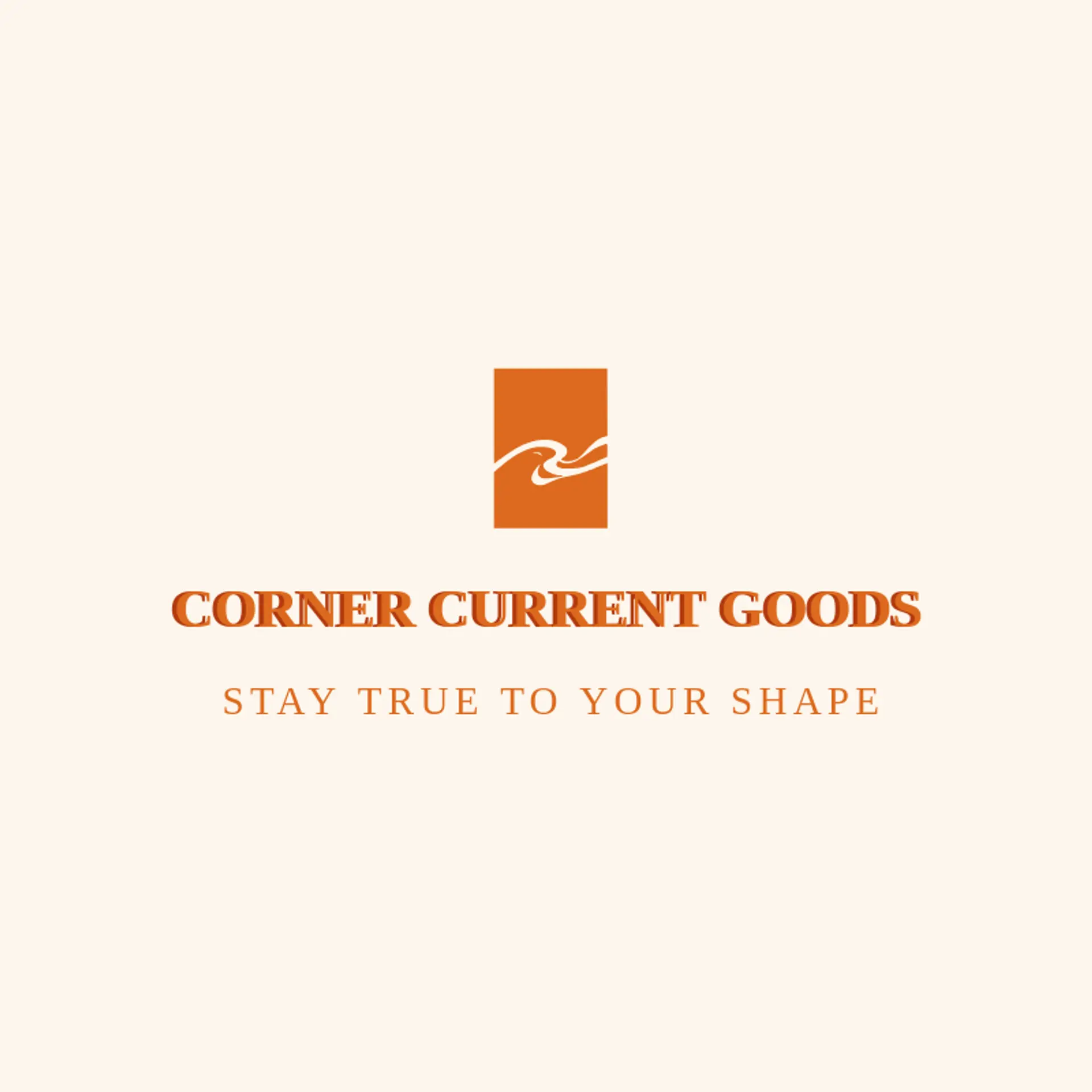 Corner Current Goods logo for rectangle