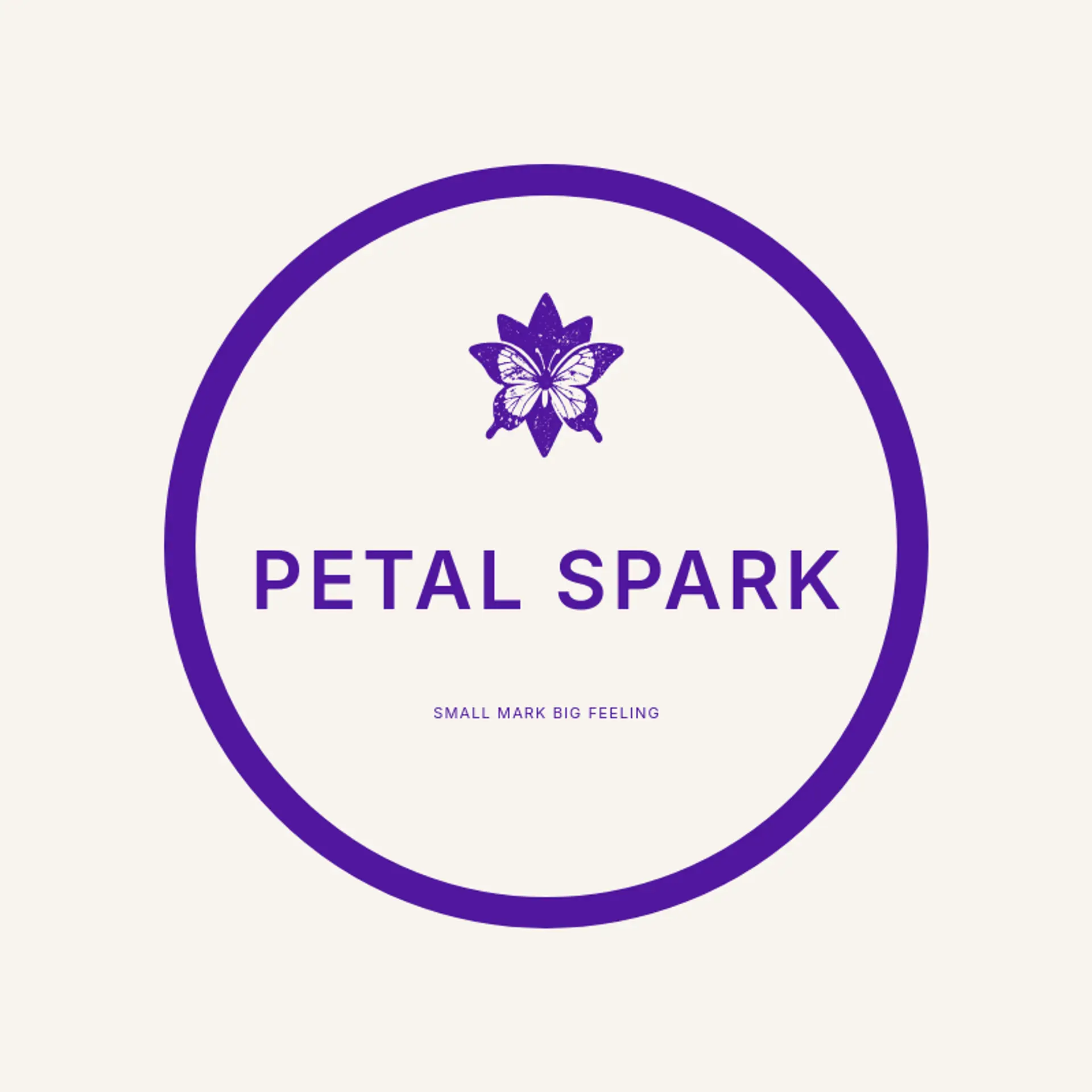 Petal Spark logo for flower