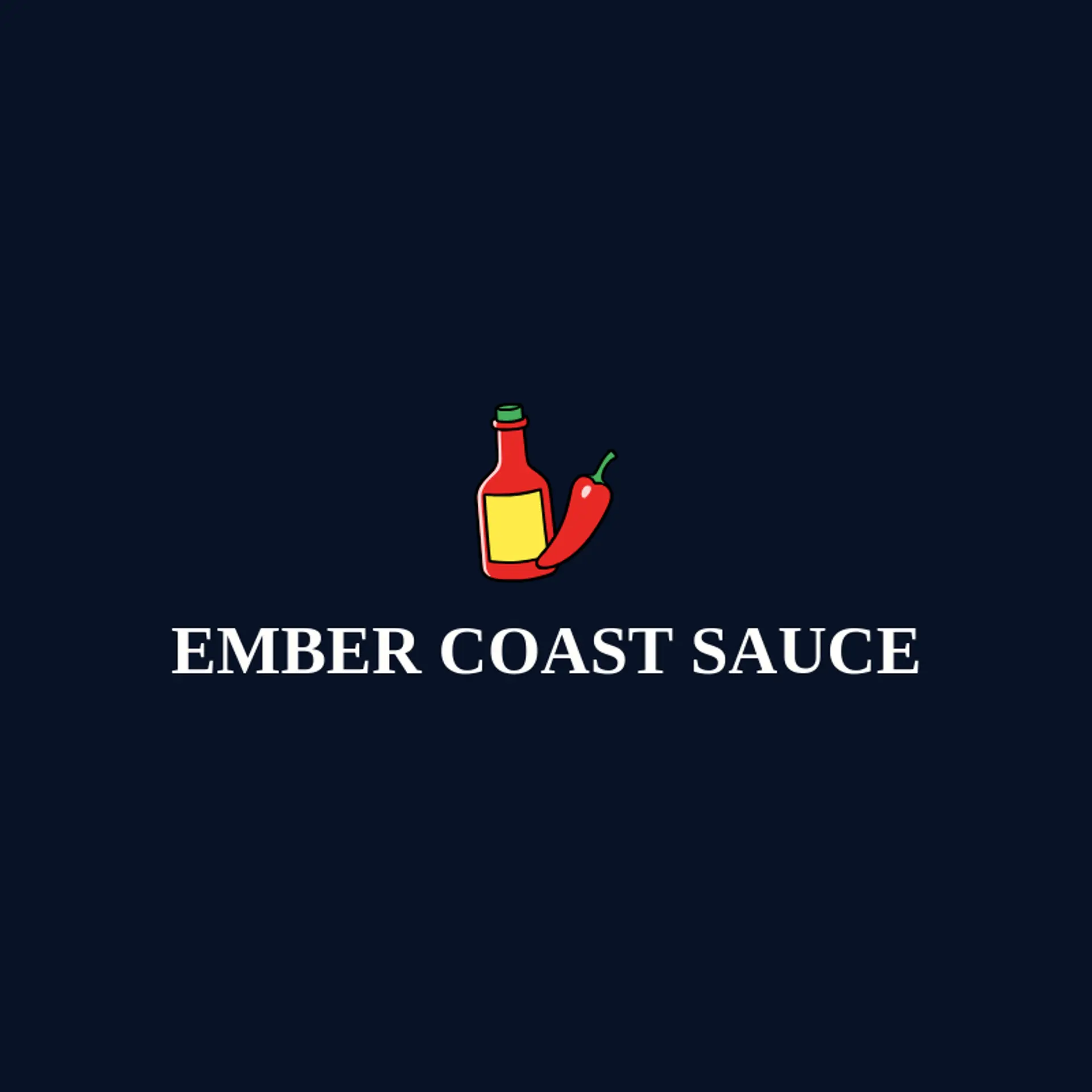 Ember Coast Sauce logo for hot sauce