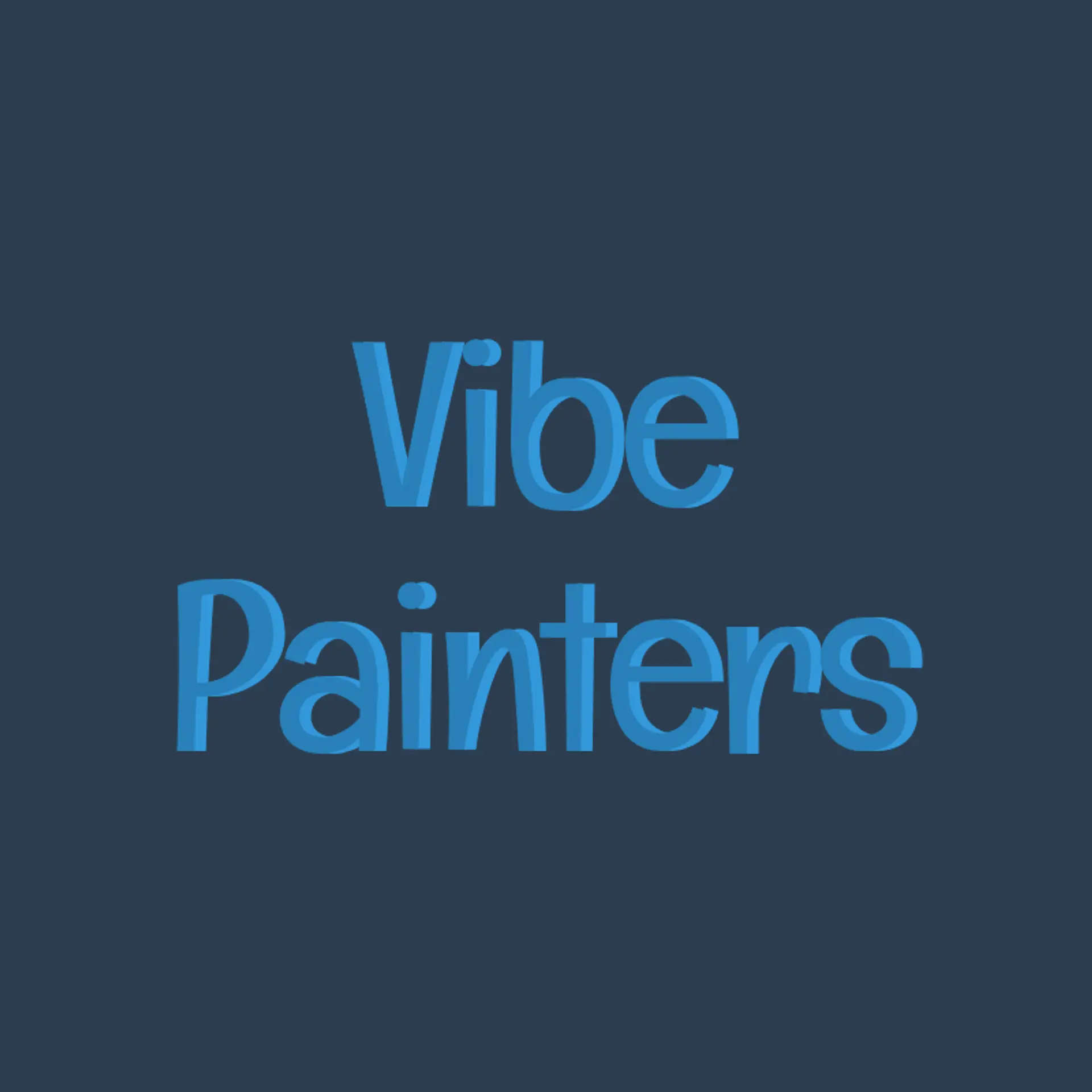 Vibe Painters logo for construction painting