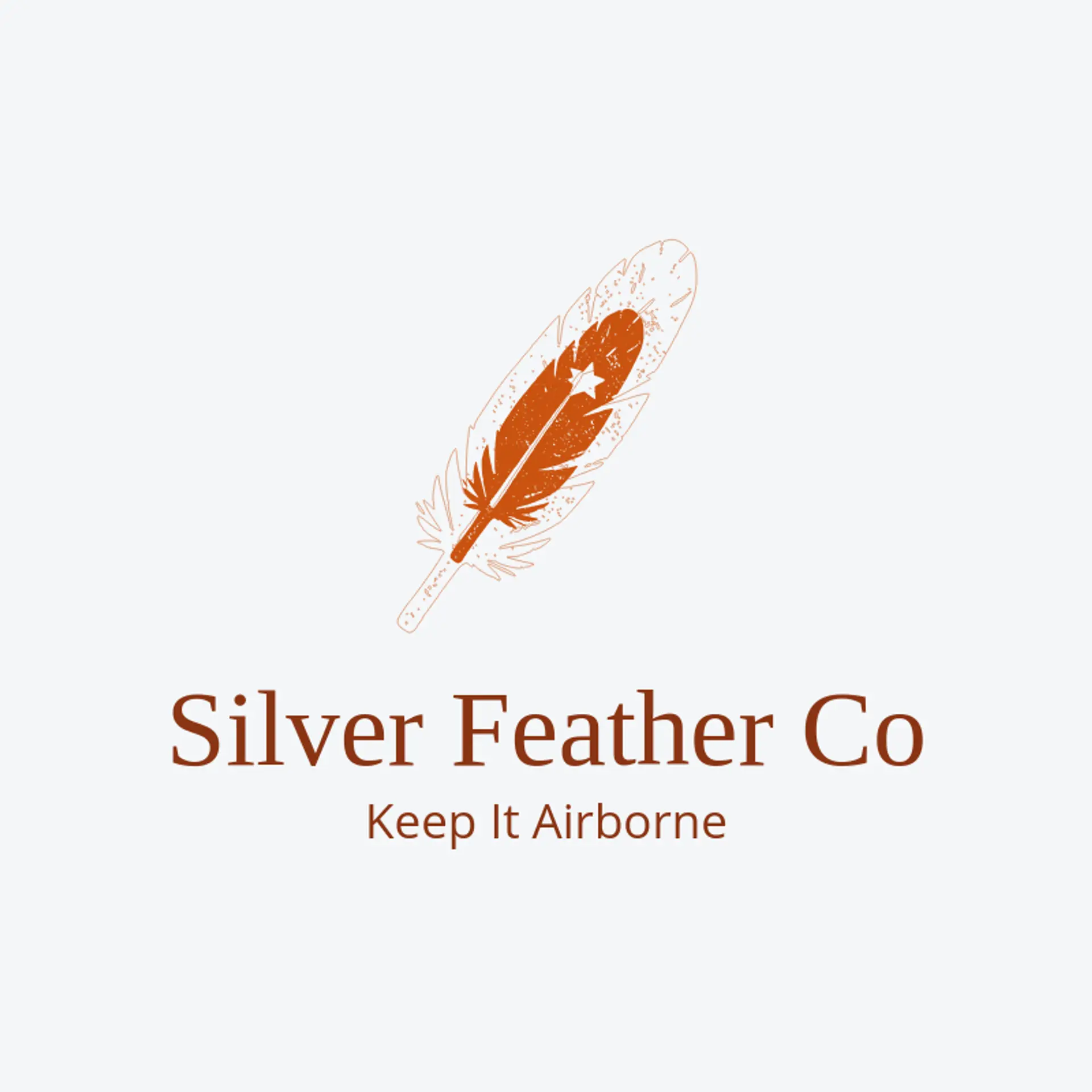 Silver Feather Co logo for wings