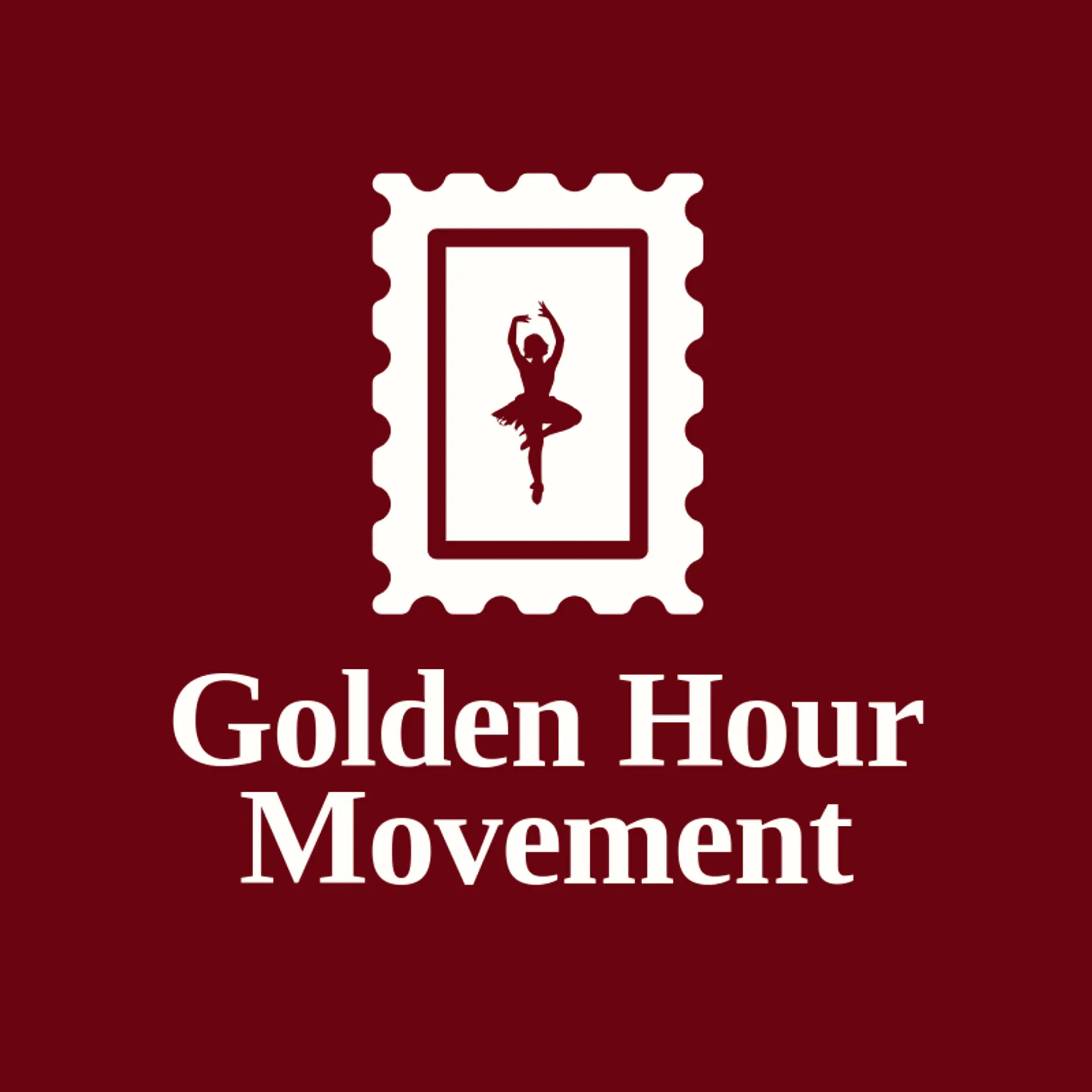 Golden Hour Movement logo for dance studio