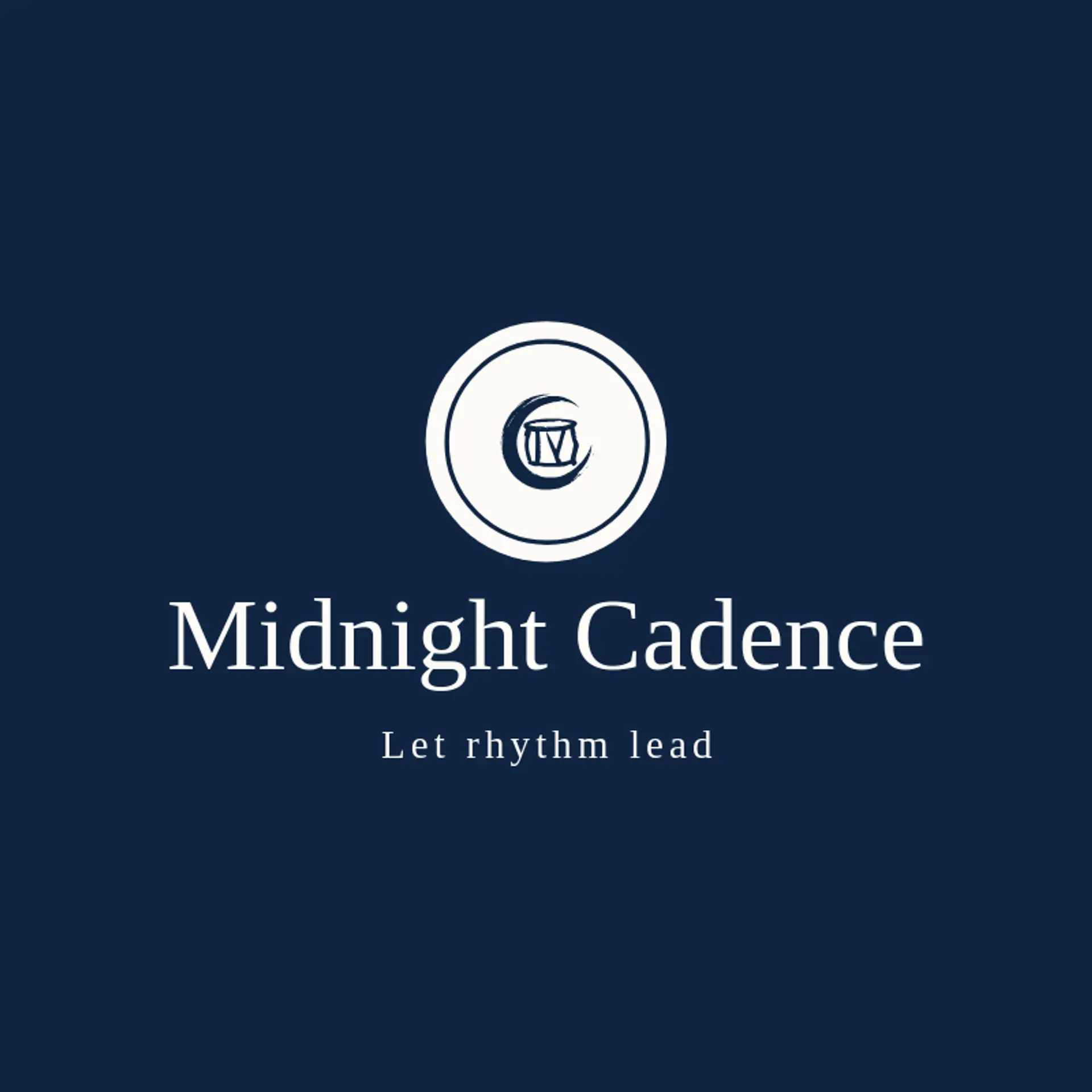 Midnight Cadence logo for drum