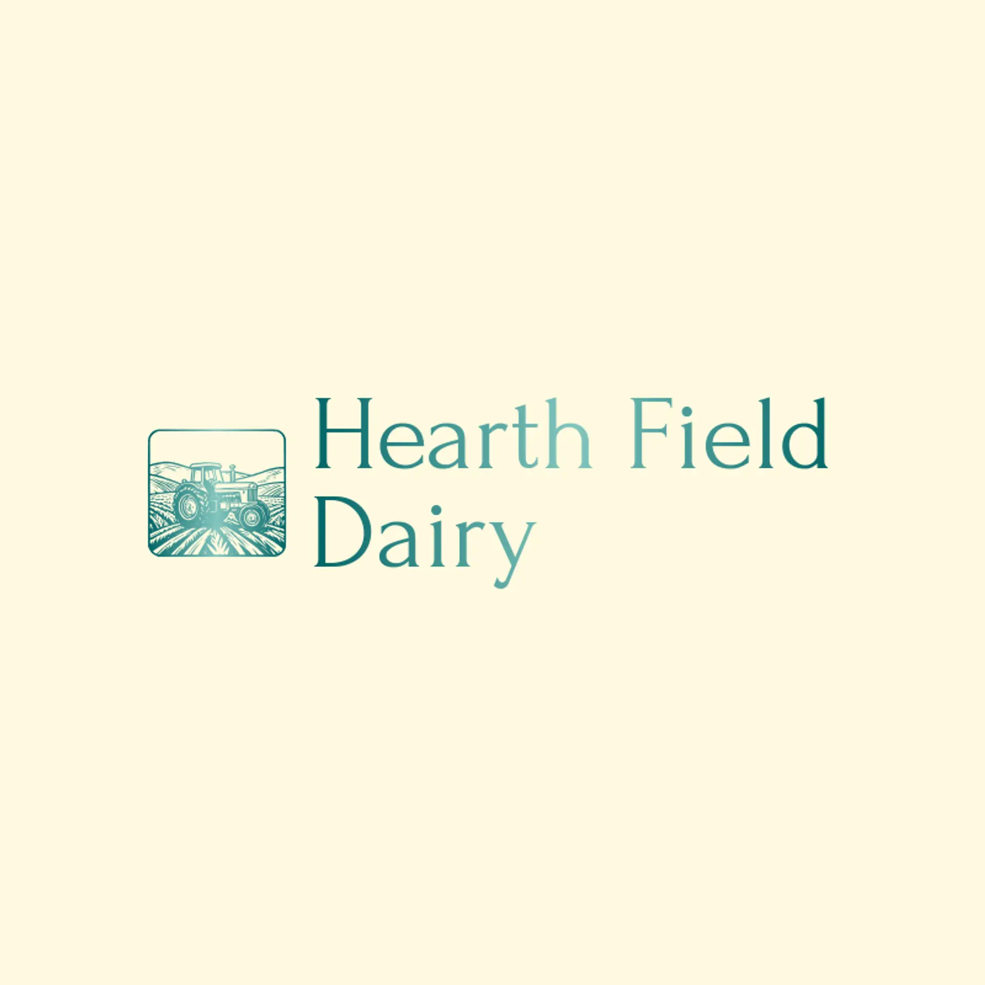 Hearth Field Dairy logo for dairy