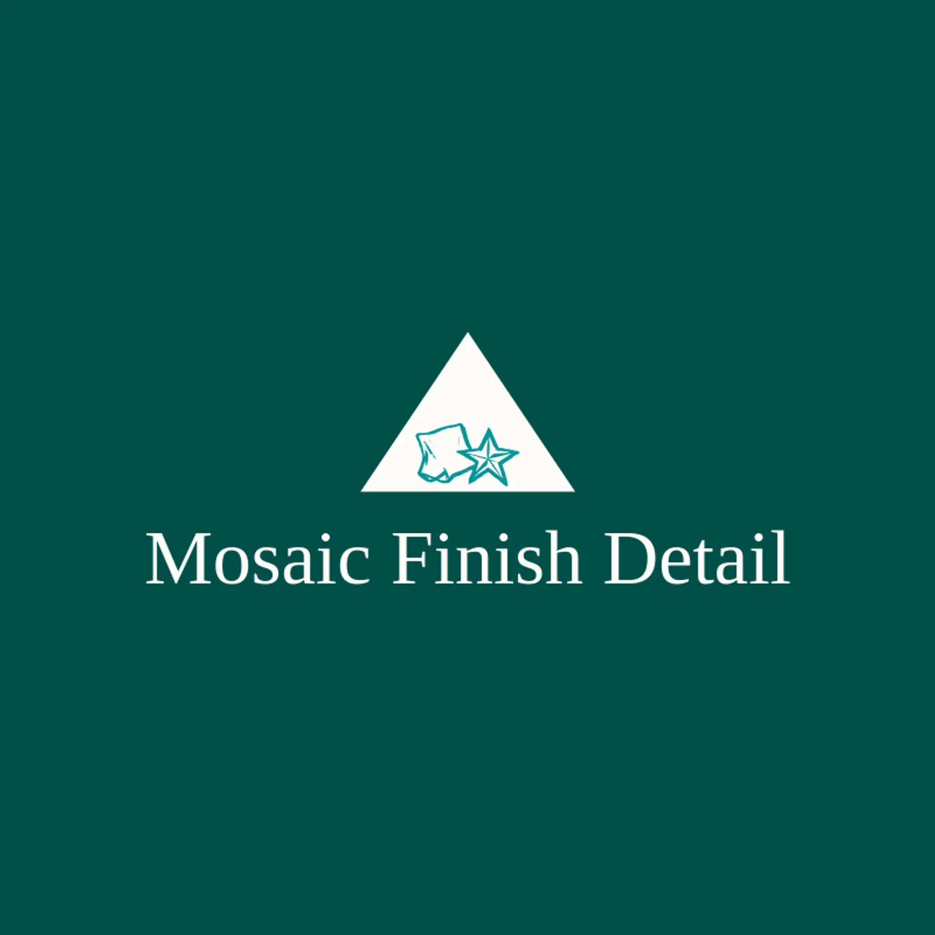 Mosaic Finish Detail logo for detail