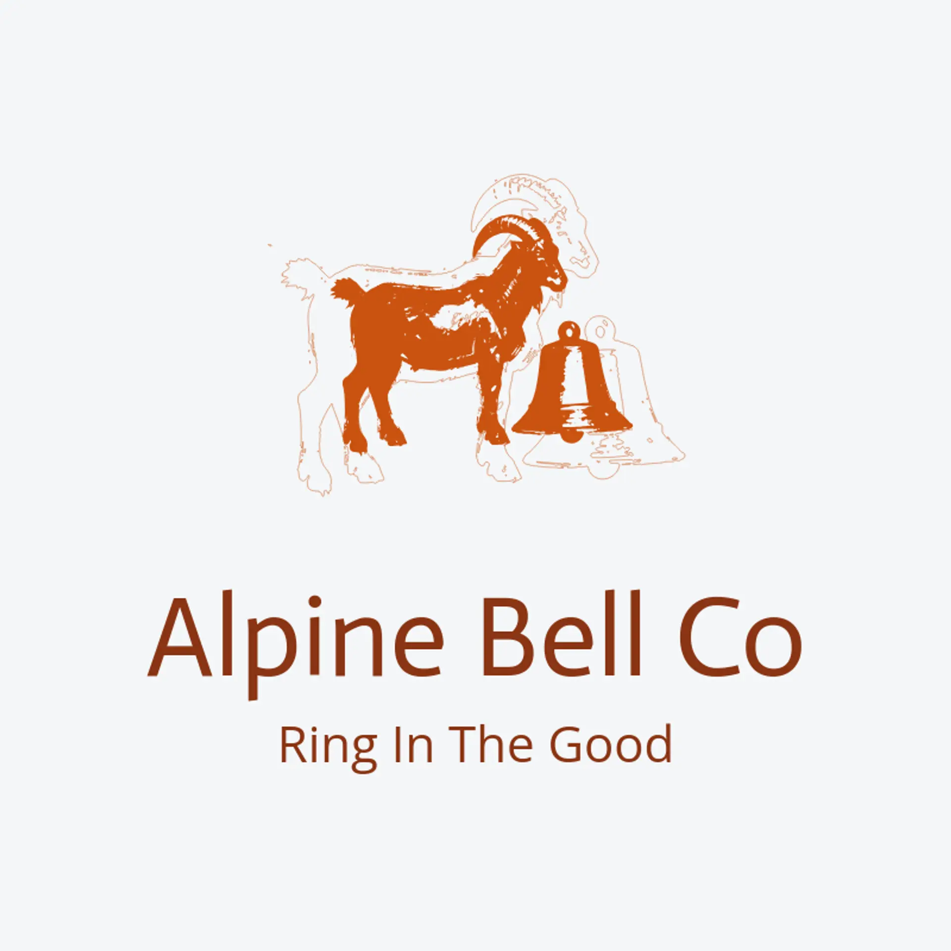 Alpine Bell Co logo for goat
