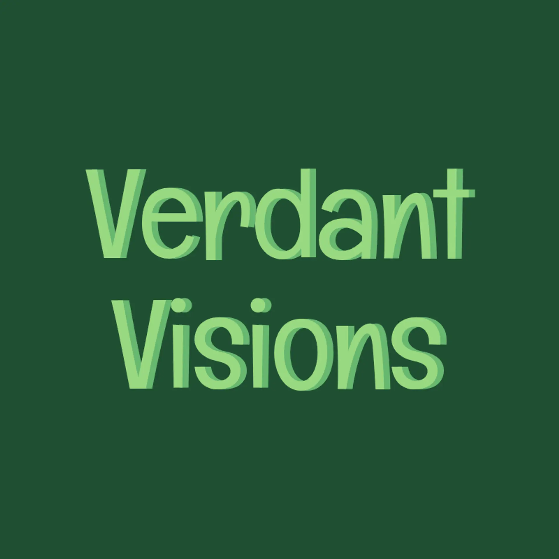 Verdant Visions Landscaping logo for landscaping