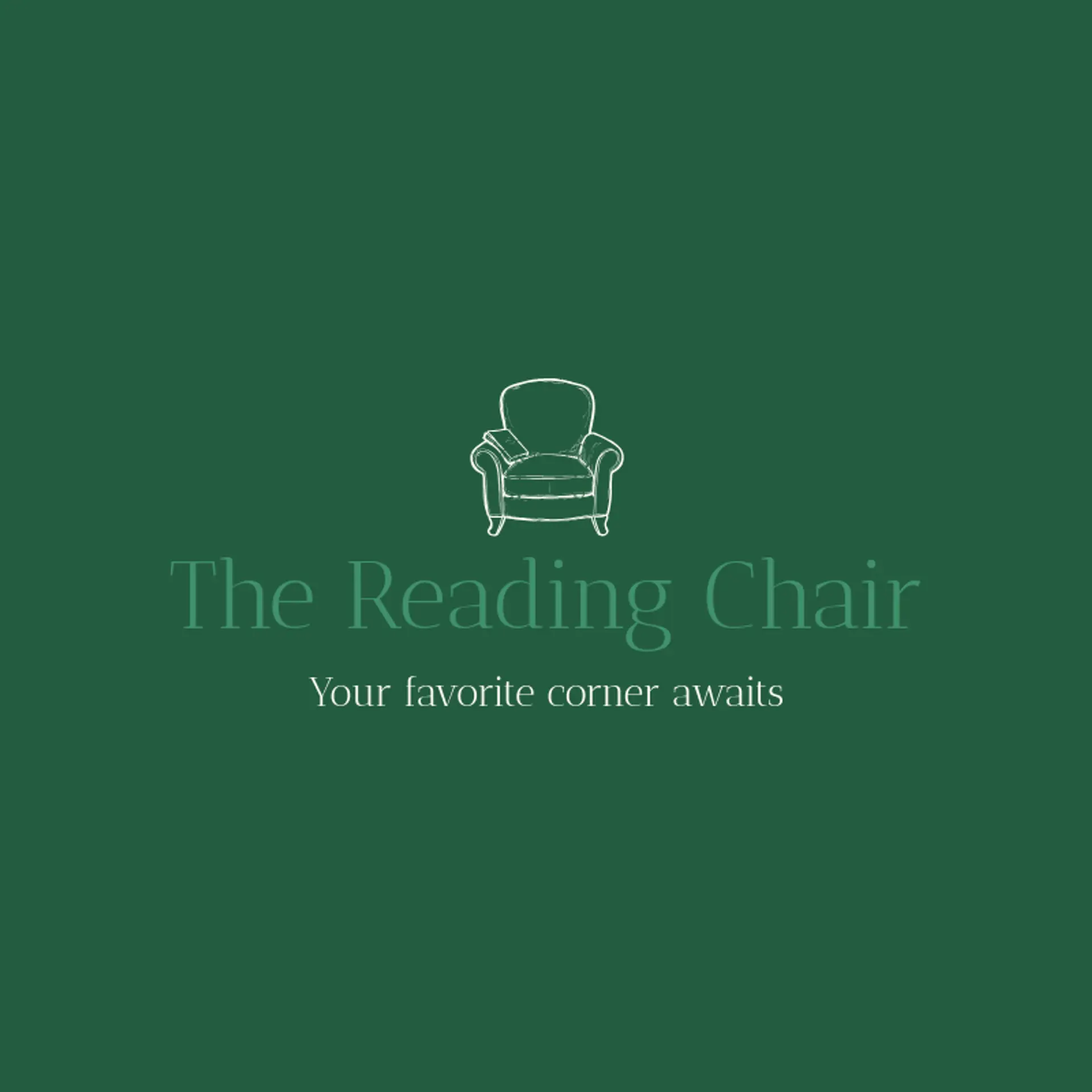 The Reading Chair logo for furniture