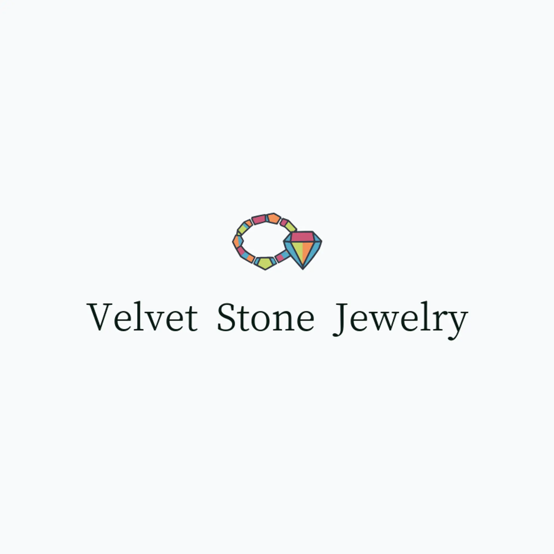 Velvet Stone Jewelry logo for bracelet