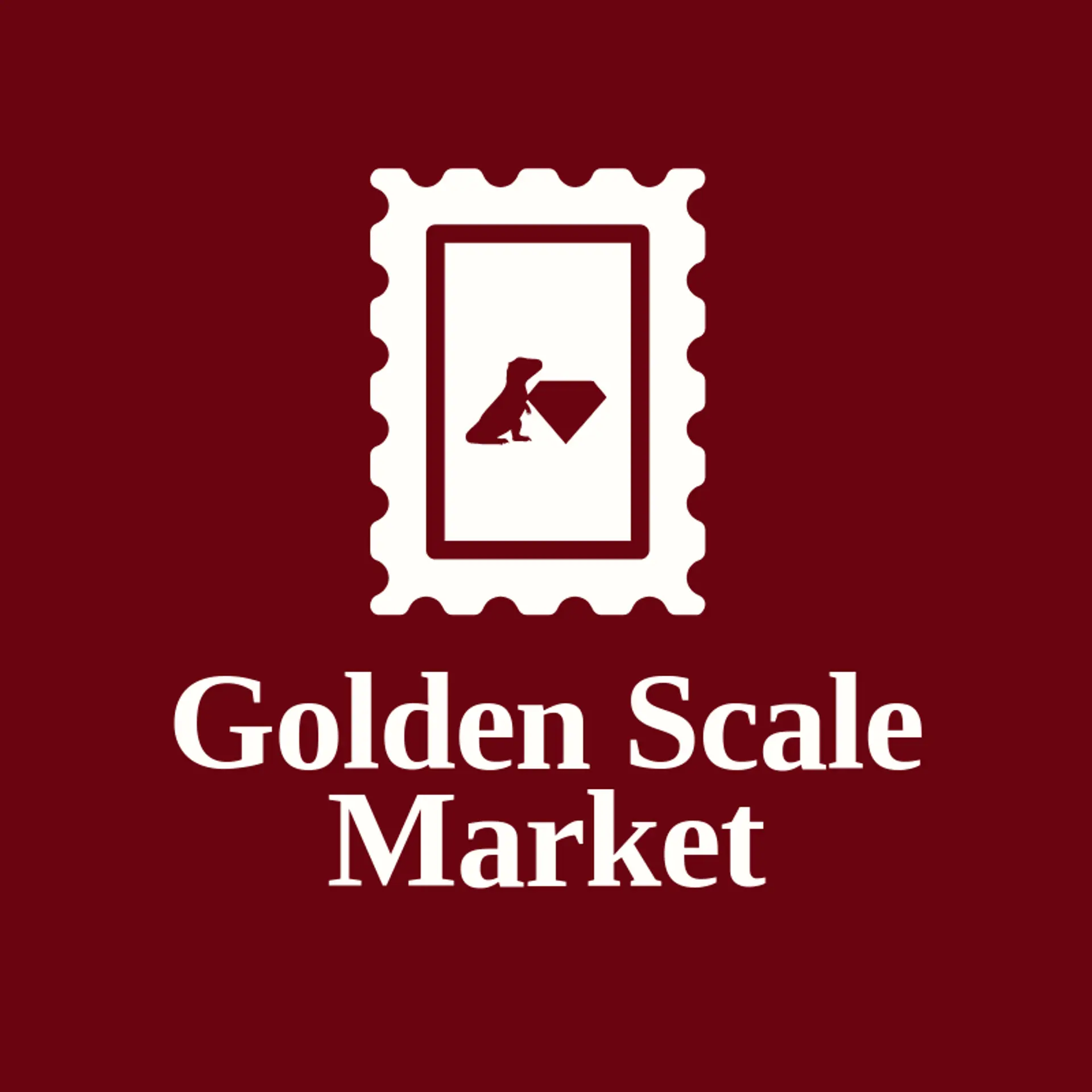 Golden Scale Market logo for lizard